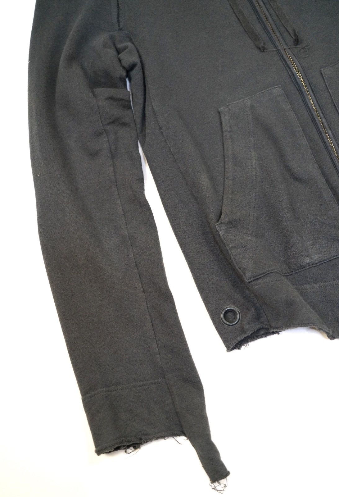 Nice Collective Full Zip Deconstructed Hoodie with Grommet Hardware Size US S / EU 44-46 / 1 - 2 Thumbnail