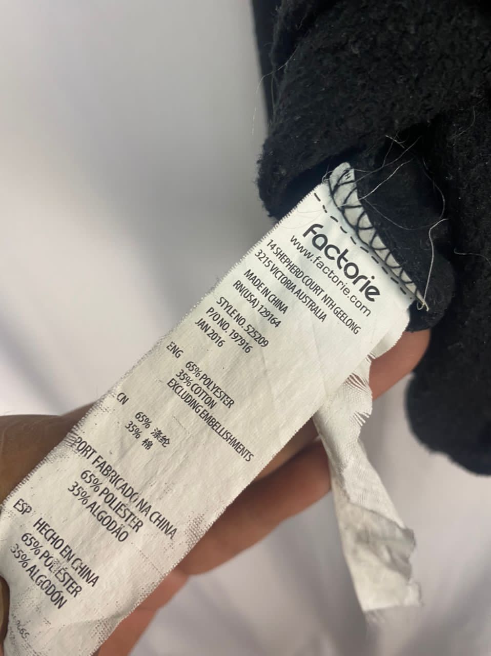 Factorie “One for the road “ hoodie pullover by Factorie Size US M / EU 48-50 / 2 - 4 Thumbnail