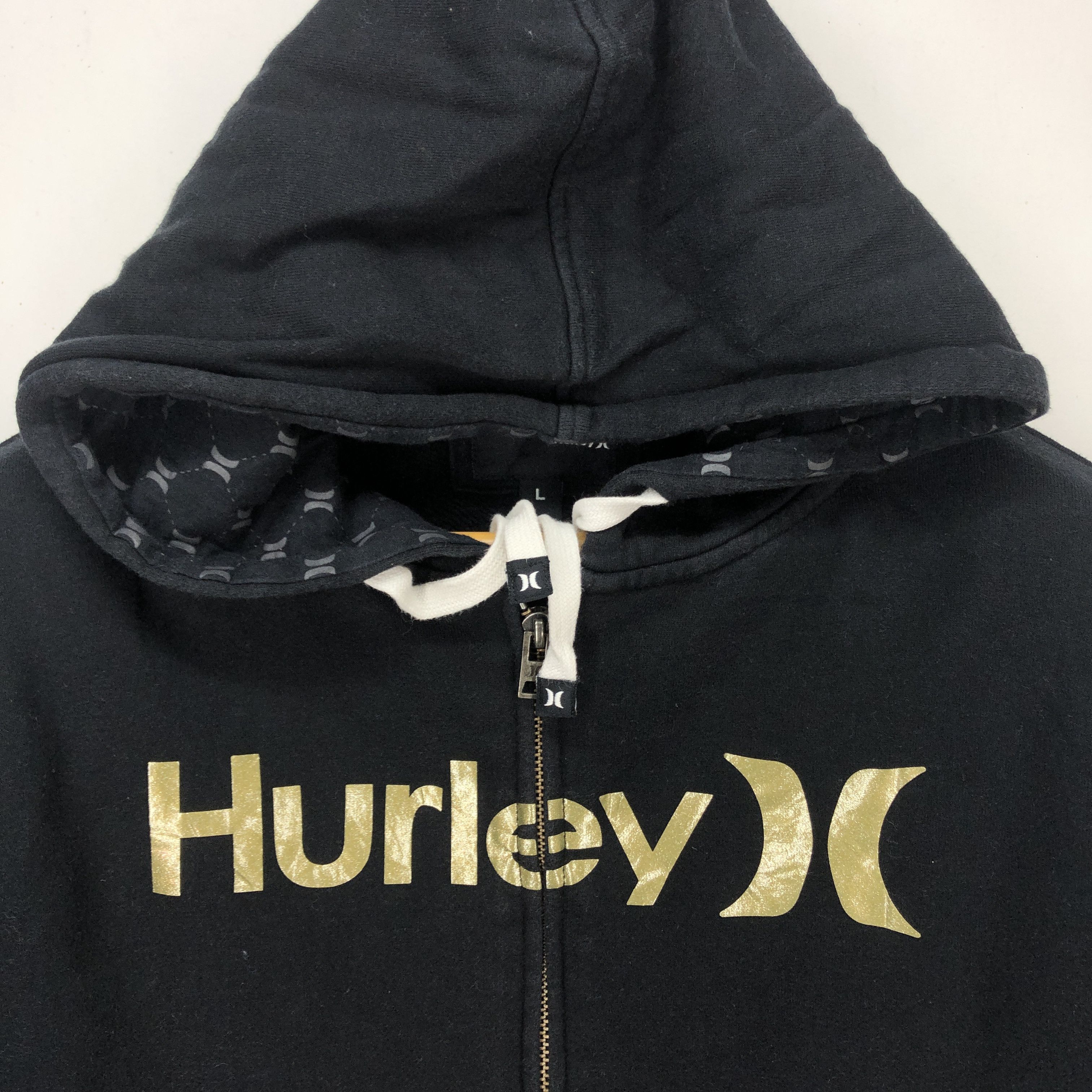 Hurley HURLEY Zipper Hoodie #1223-43 Size US M / EU 48-50 / 2 - 2 Thumbnail