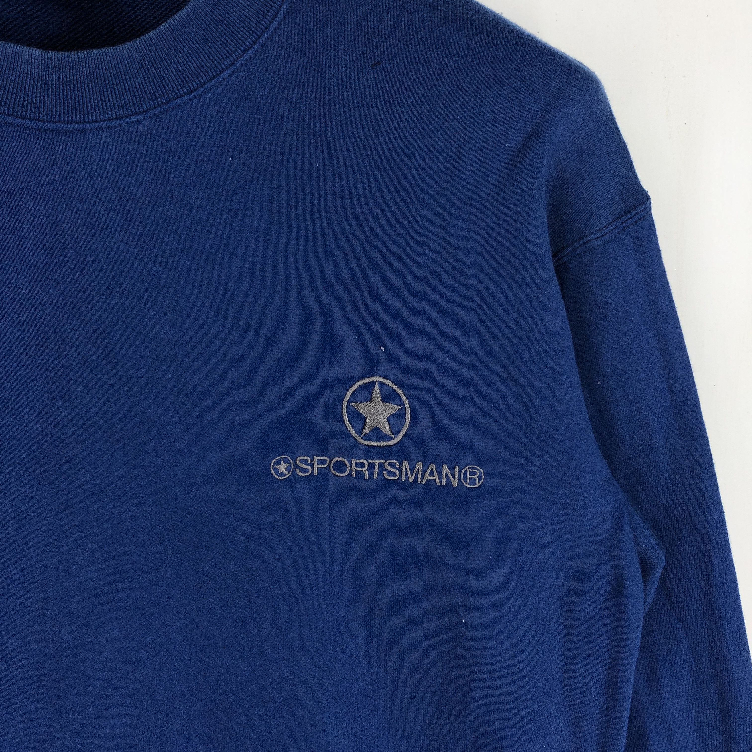 Japanese Brand SPORTS MAN by MIZUNO Crew Neck Sweatshirt #2552-90 Size US M / EU 48-50 / 2 - 2 Thumbnail