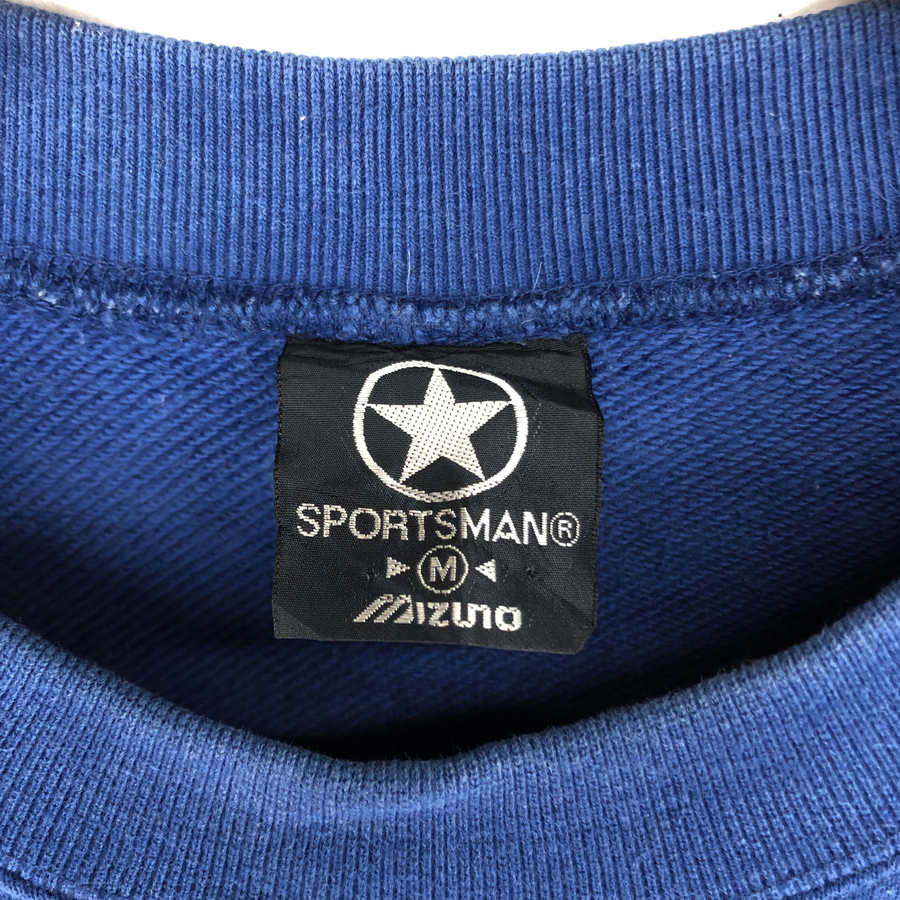 Japanese Brand SPORTS MAN by MIZUNO Crew Neck Sweatshirt #2552-90 Size US M / EU 48-50 / 2 - 3 Thumbnail