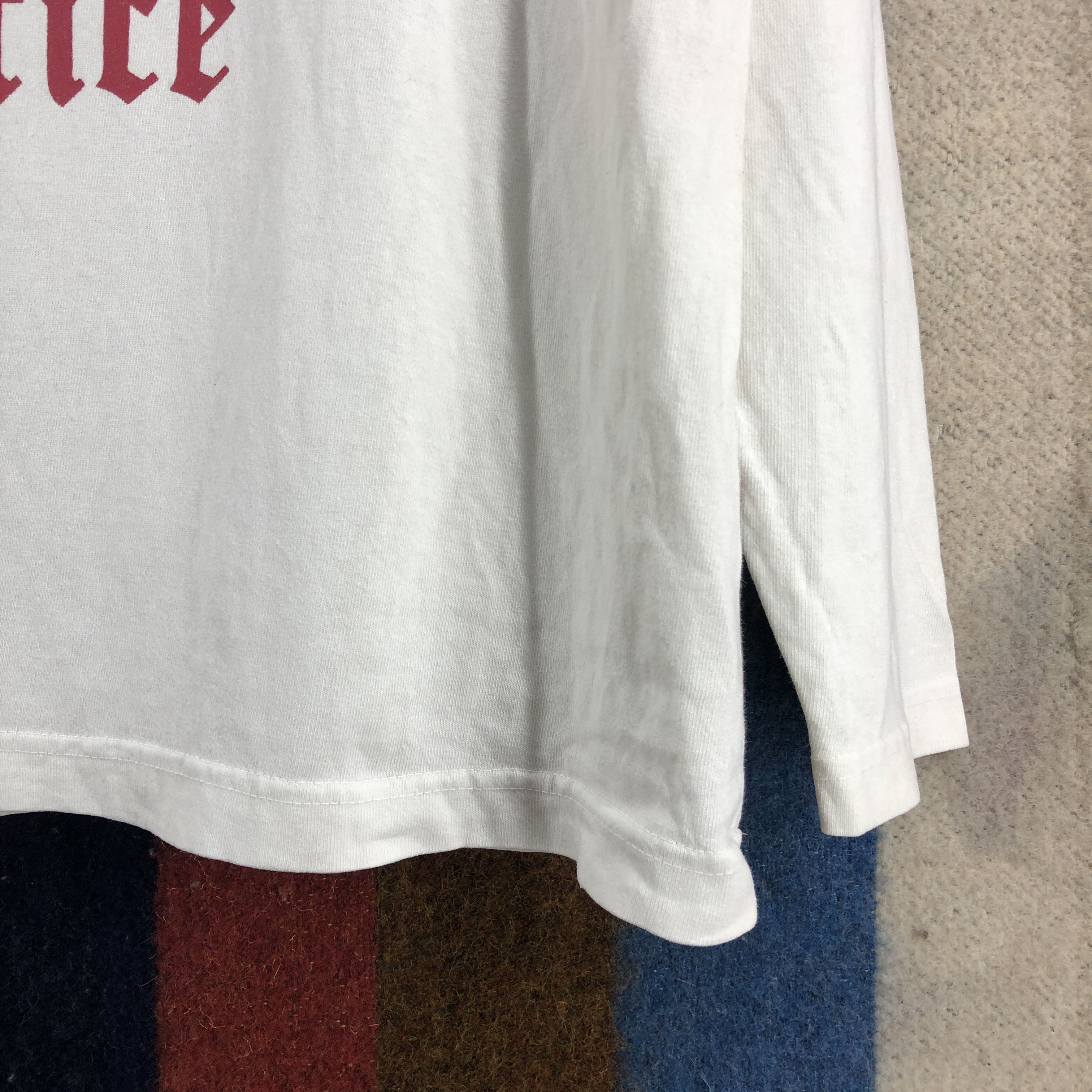 Japanese Brand JUSTICE by R// Long Sleeve Tees Hazard Skull #0205/J Size US S / EU 44-46 / 1 - 3 Thumbnail