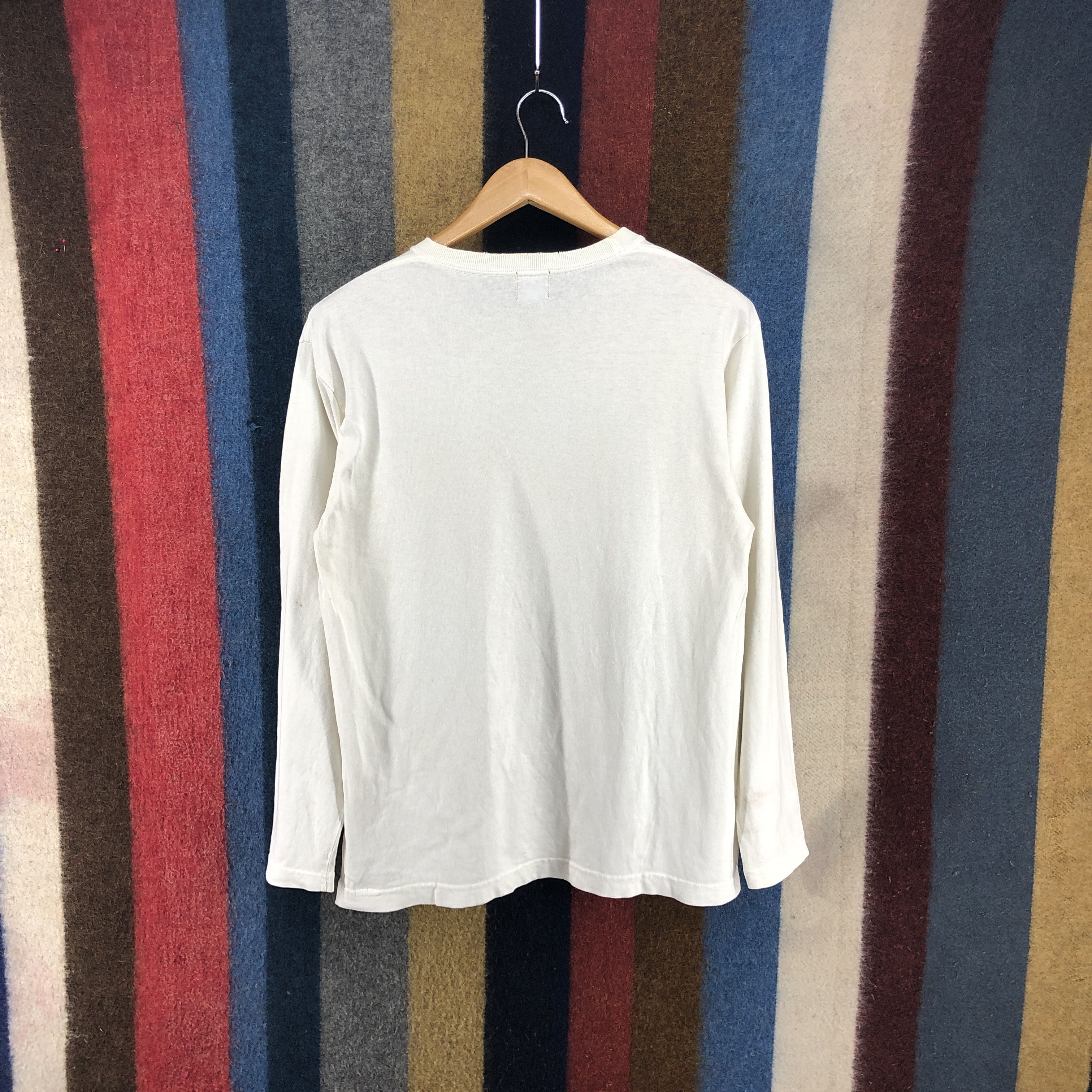 Japanese Brand JUSTICE by R// Long Sleeve Tees Hazard Skull #0205/J Size US S / EU 44-46 / 1 - 9 Thumbnail