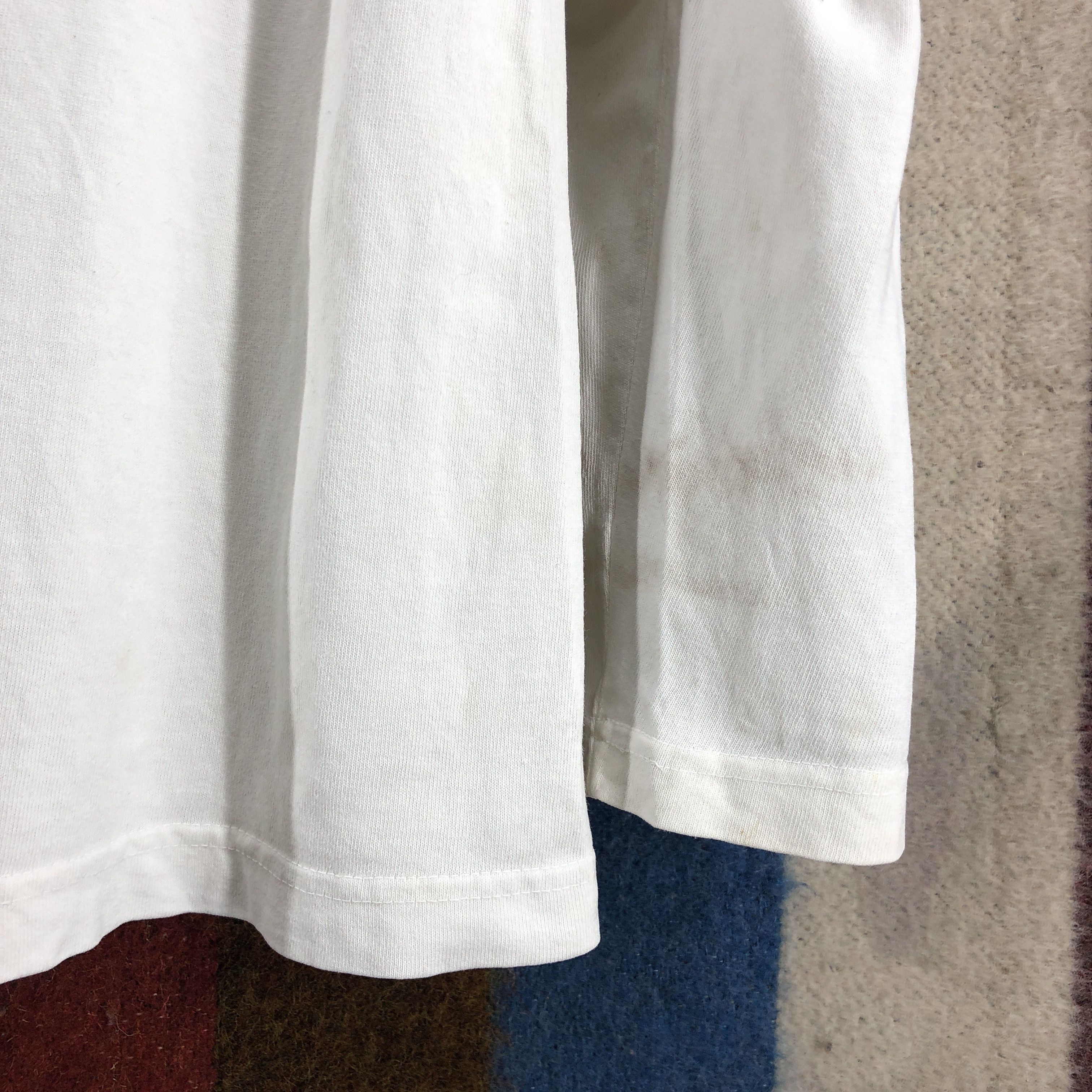 Japanese Brand JUSTICE by R// Long Sleeve Tees Hazard Skull #0205/J Size US S / EU 44-46 / 1 - 12 Thumbnail