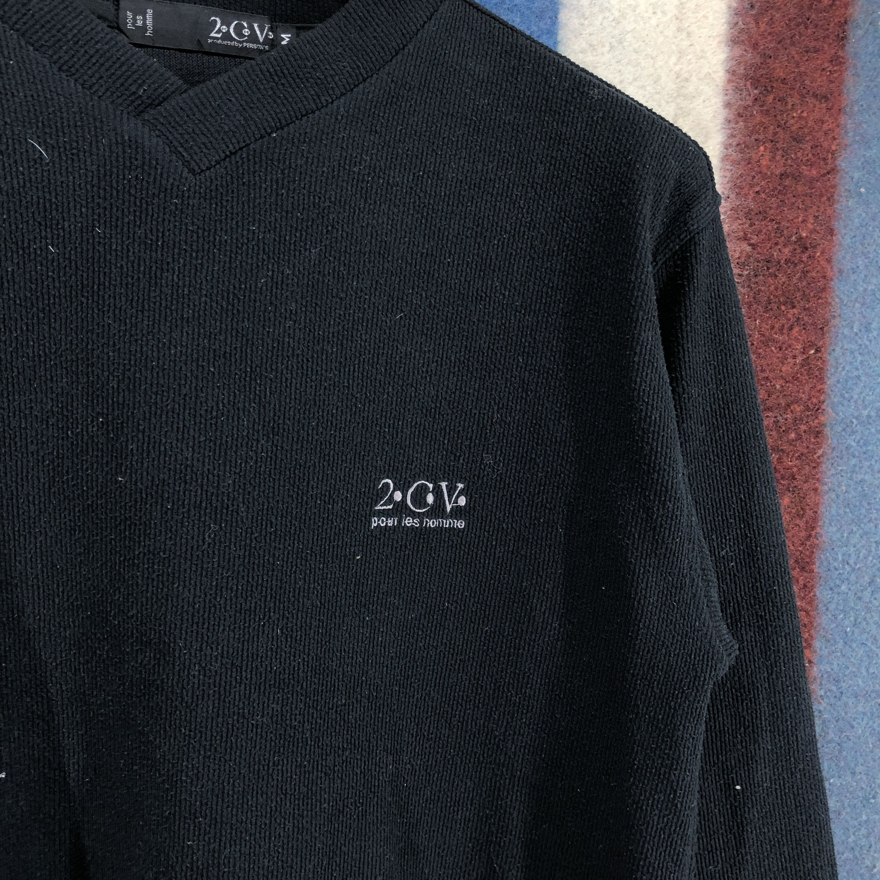 Japanese Brand 2CV by PERSONS Crew Neck Sweatshirt #0549/X Size US S / EU 44-46 / 1 - 2 Thumbnail