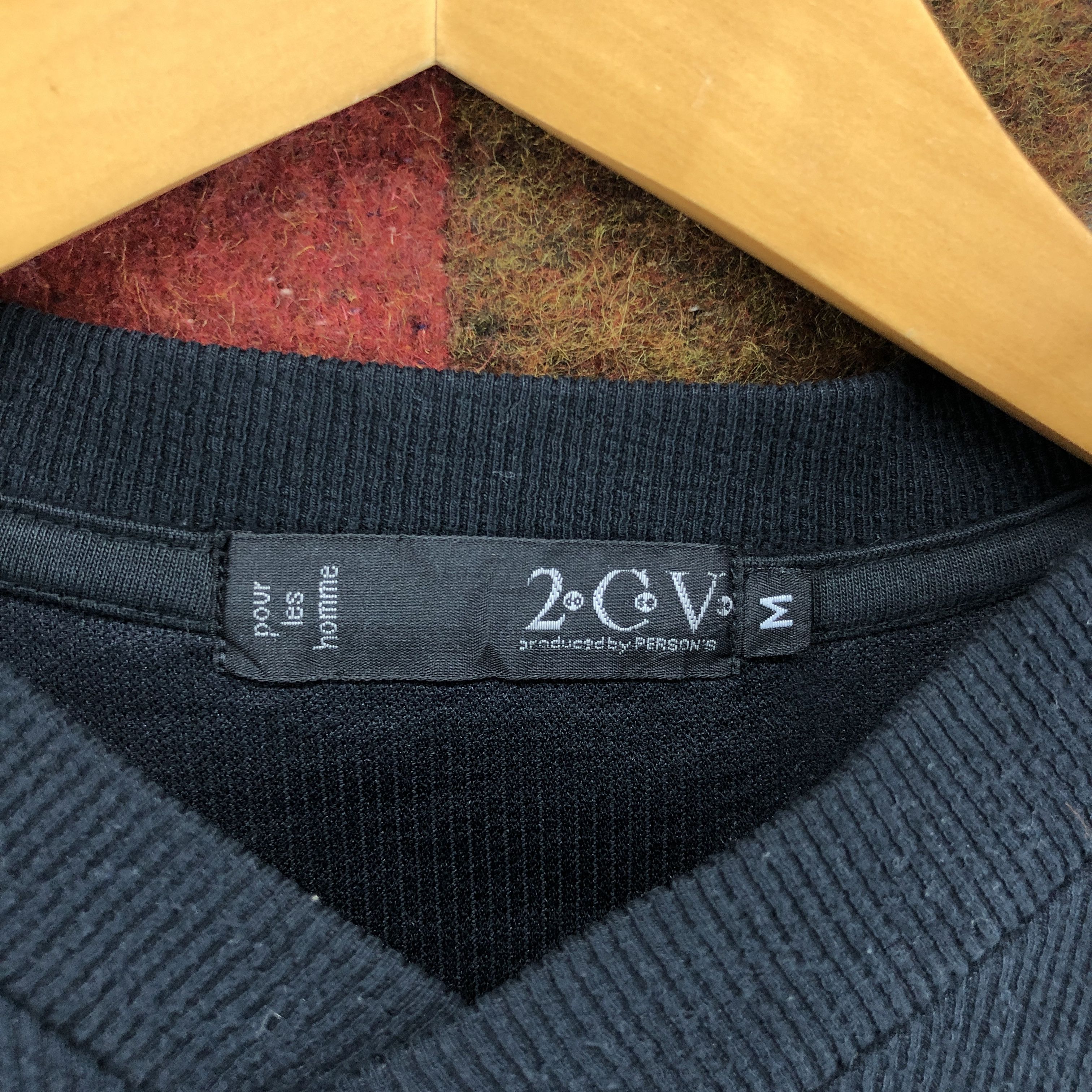 Japanese Brand 2CV by PERSONS Crew Neck Sweatshirt #0549/X Size US S / EU 44-46 / 1 - 4 Thumbnail