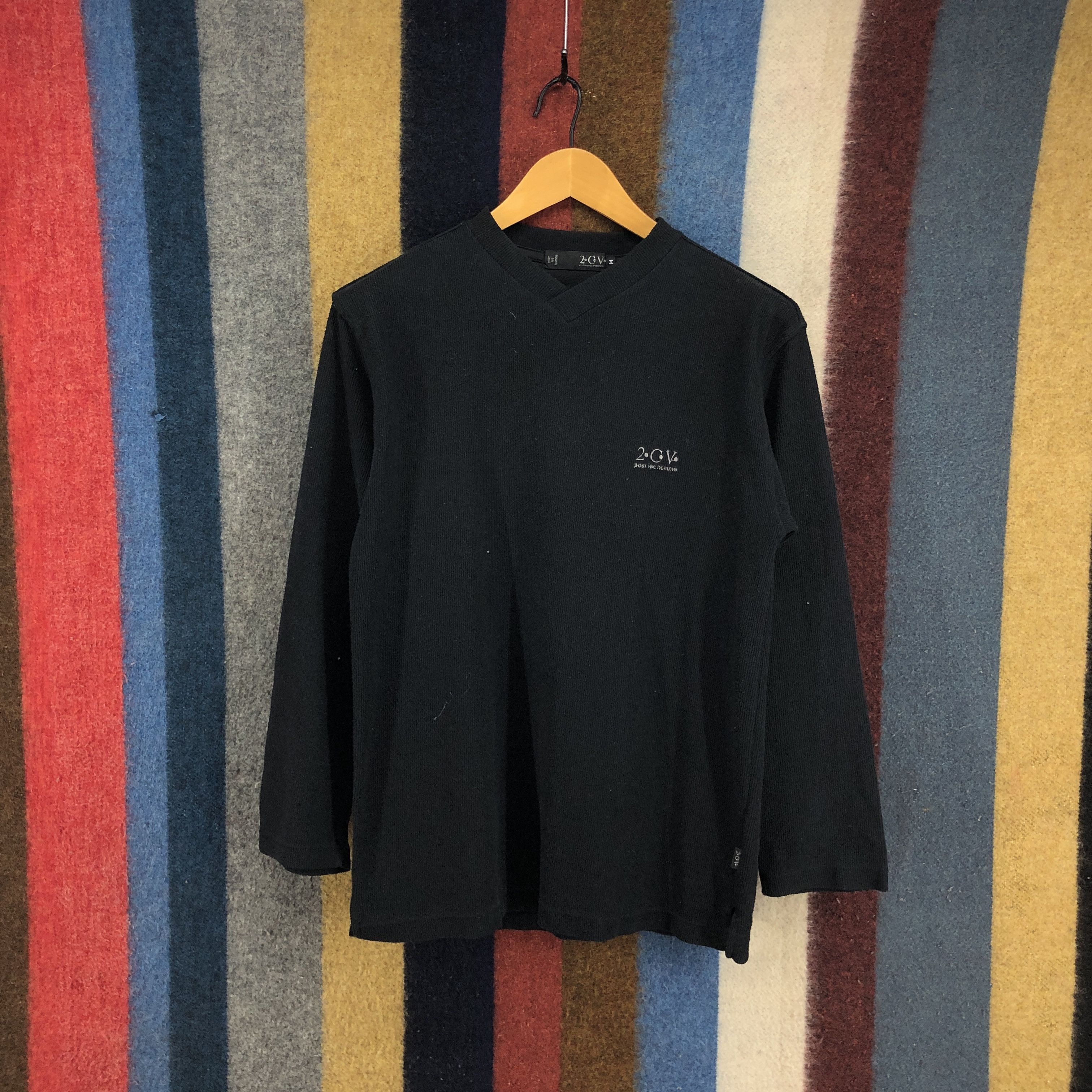 Japanese Brand 2CV by PERSONS Crew Neck Sweatshirt #0549/X Size US S / EU 44-46 / 1 - 1 Thumbnail