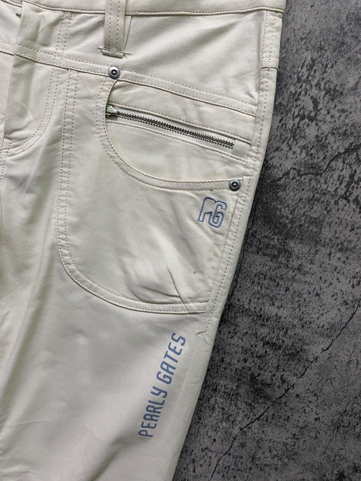 Japanese Brand PEARLY GATES Zipper Leg Secret Pocket Back Pants Size US 29 - 6 Thumbnail
