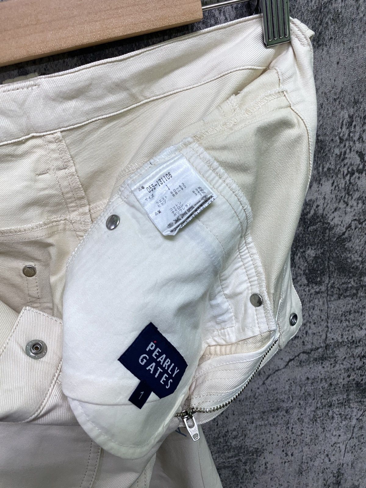 Japanese Brand PEARLY GATES Zipper Leg Secret Pocket Back Pants Size US 29 - 15 Thumbnail