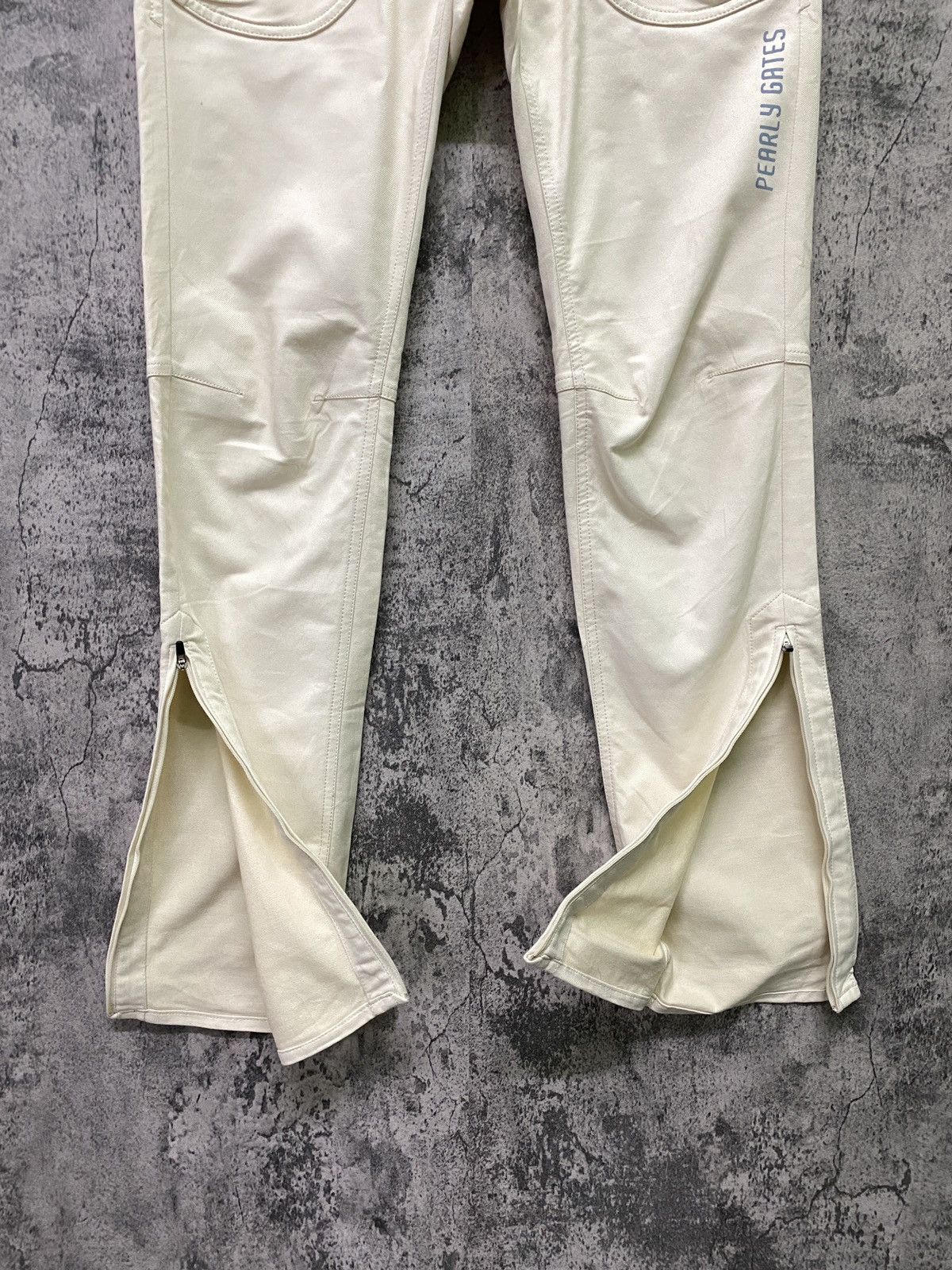 Japanese Brand PEARLY GATES Zipper Leg Secret Pocket Back Pants Size US 29 - 5 Thumbnail