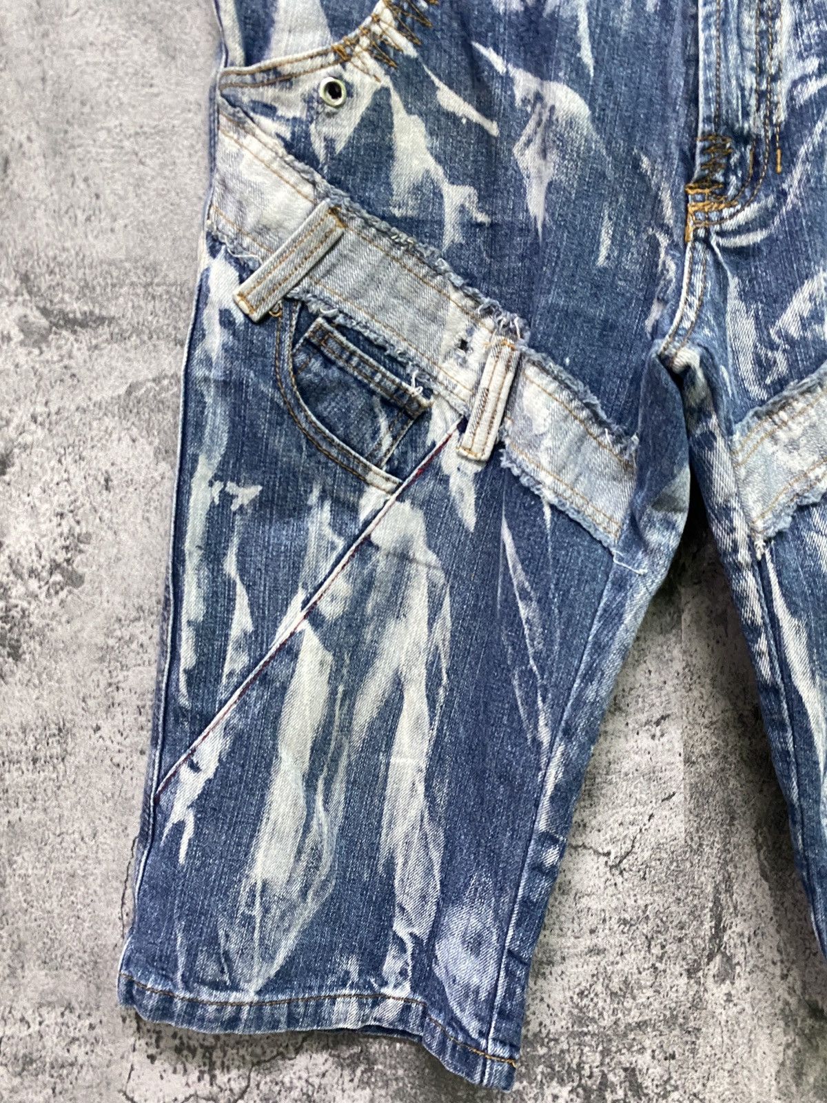 Seditionaries Junya Watanabe A.S JEANS Reconstruction Distressed Denim Size US 34 / EU 50 - 4 Thumbnail