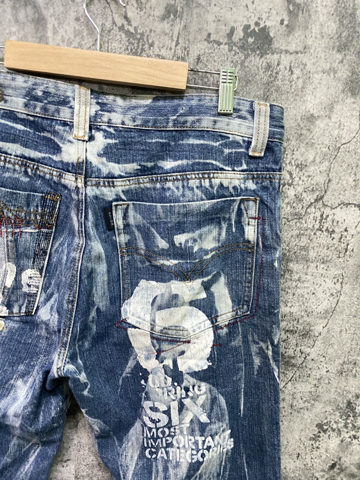 Seditionaries Junya Watanabe A.S JEANS Reconstruction Distressed Denim Size US 34 / EU 50 - 11 Thumbnail