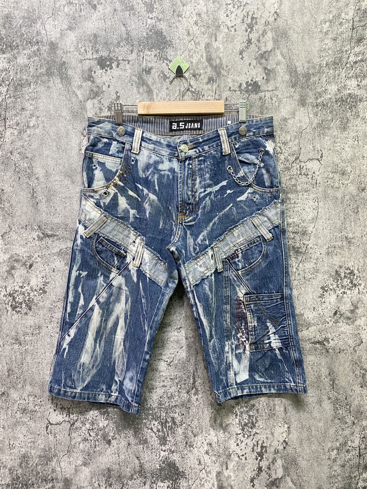 Seditionaries Junya Watanabe A.S JEANS Reconstruction Distressed Denim Size US 34 / EU 50 - 1 Thumbnail