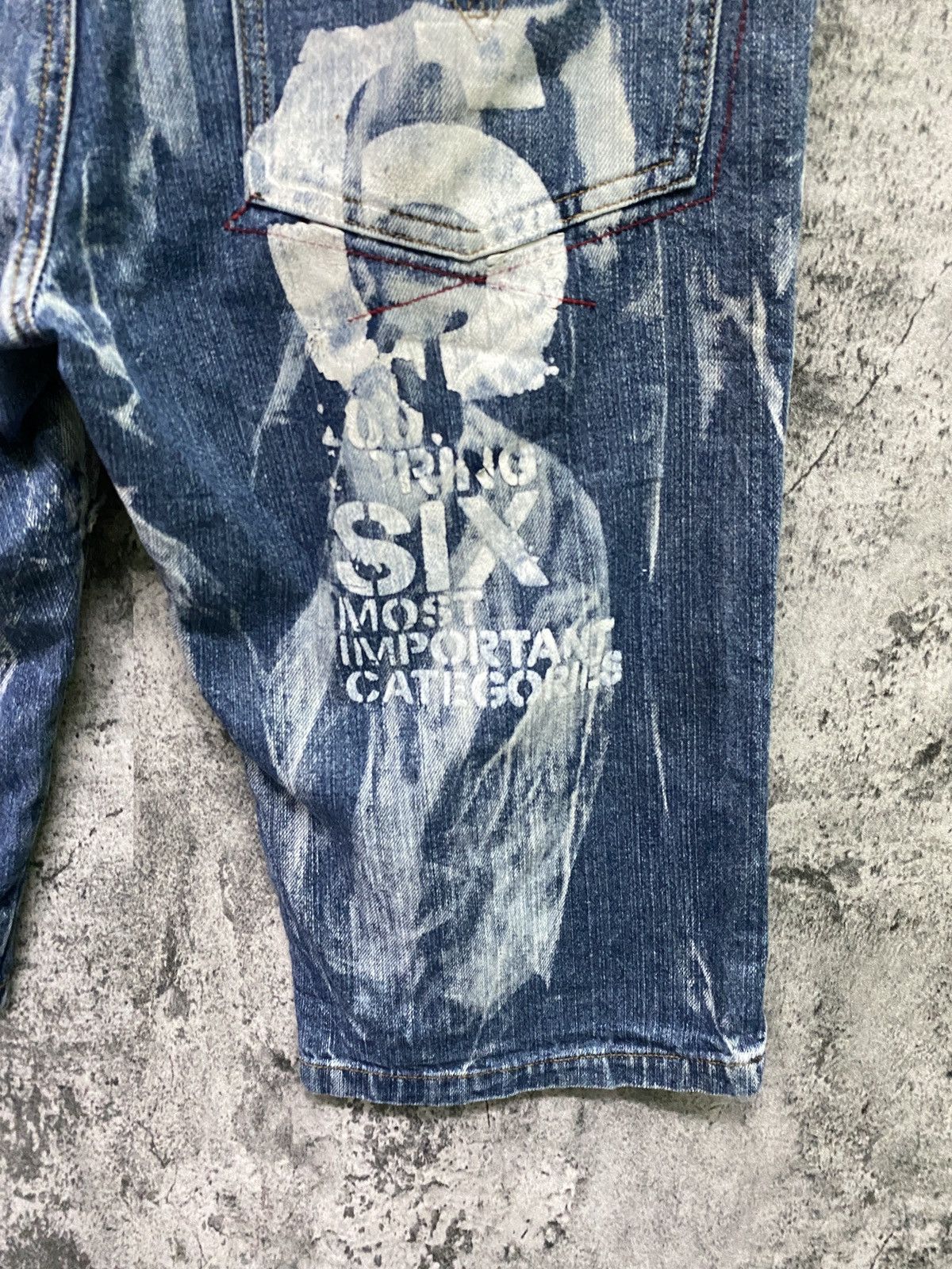Seditionaries Junya Watanabe A.S JEANS Reconstruction Distressed Denim Size US 34 / EU 50 - 12 Thumbnail