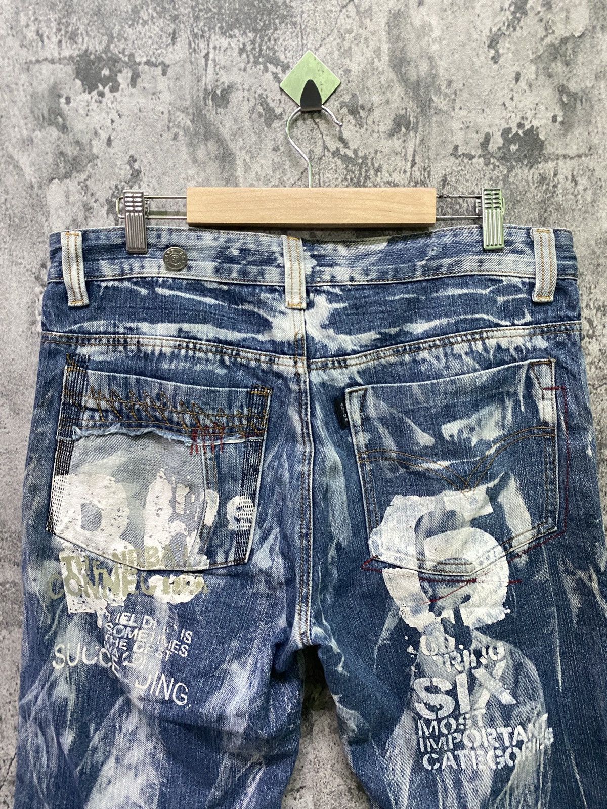 Seditionaries Junya Watanabe A.S JEANS Reconstruction Distressed Denim Size US 34 / EU 50 - 9 Thumbnail