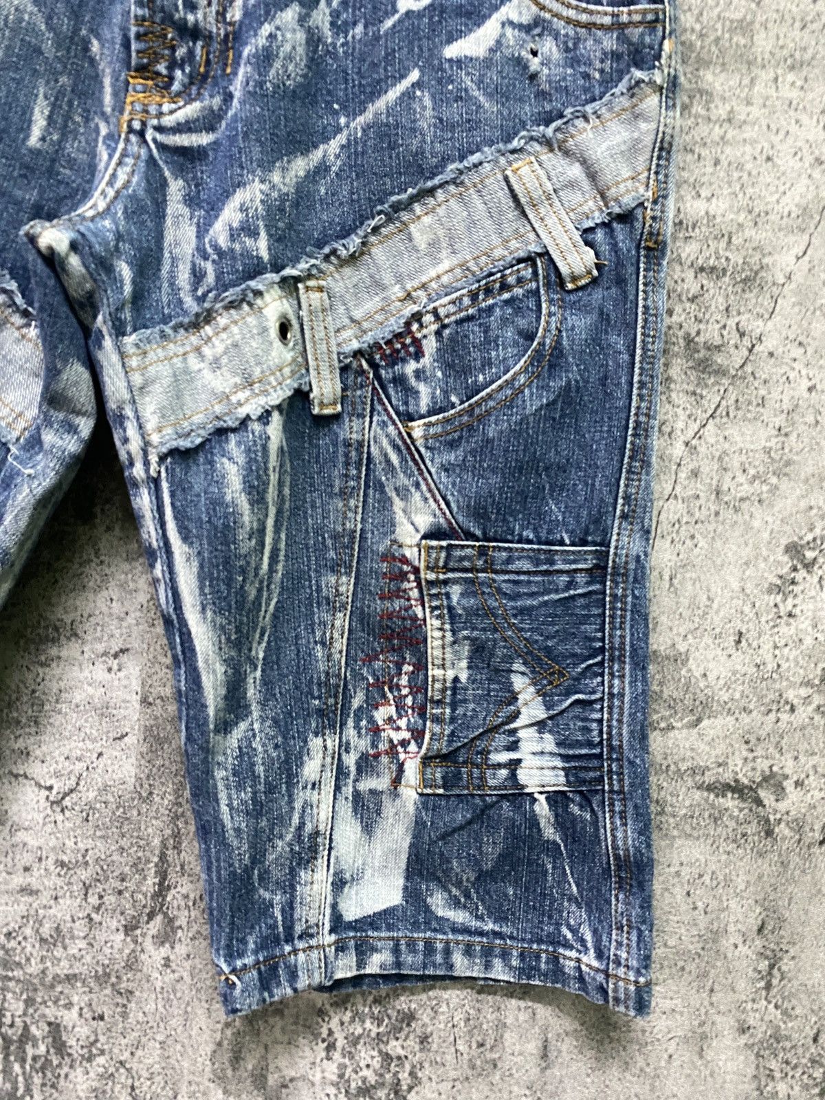 Seditionaries Junya Watanabe A.S JEANS Reconstruction Distressed Denim Size US 34 / EU 50 - 5 Thumbnail