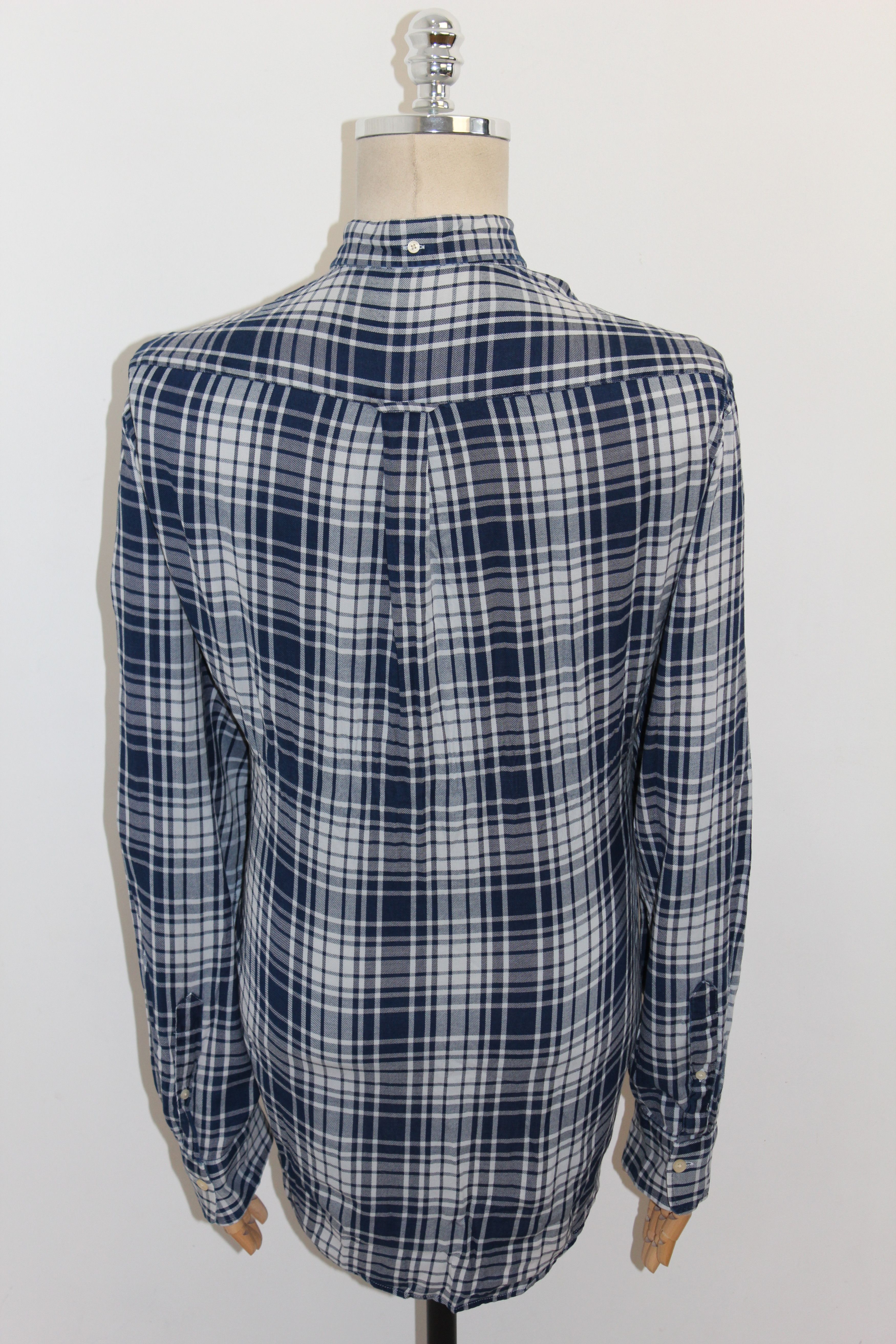 Gant GANT Long Sleeve Blue Check Shirt Size US XL / EU 56 / 4 - 6 Thumbnail