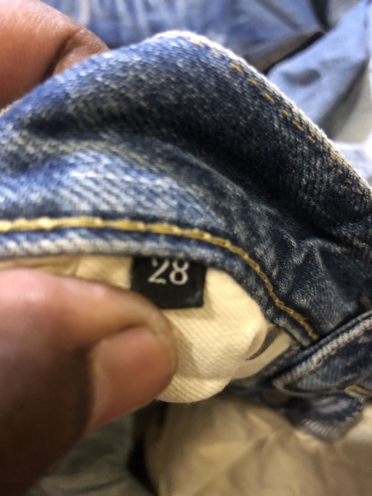 Hysteric Glamour × Japanese Brand Hysteric Glamour Skinny Selvedge Jeans leather Buckle Size US 29 - 16 Thumbnail