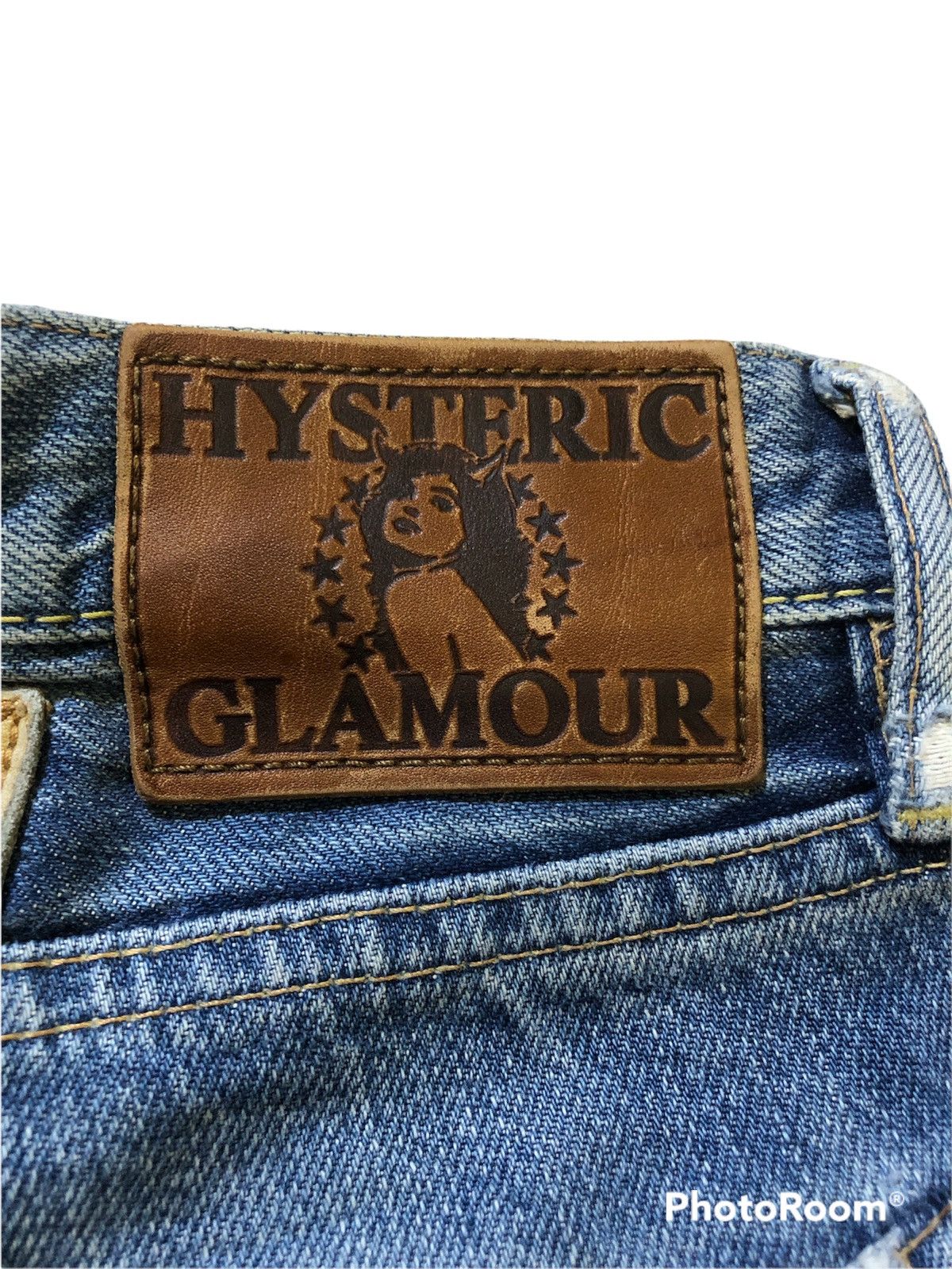Hysteric Glamour × Japanese Brand Hysteric Glamour Skinny Selvedge Jeans leather Buckle Size US 29 - 3 Thumbnail