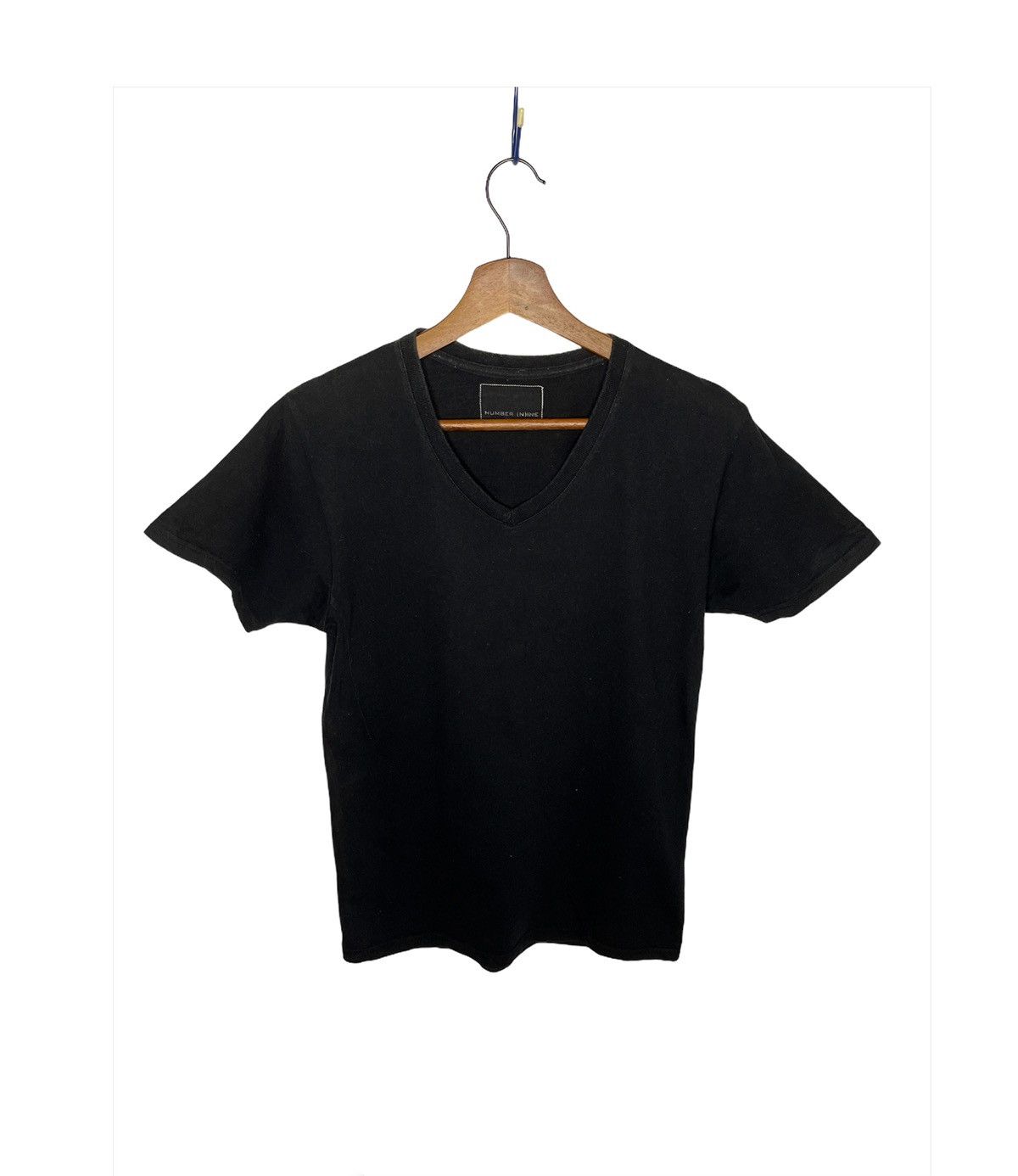 image of Number N Ine Number (N)Ine Denim Tee in Black, Men's (Size Small)