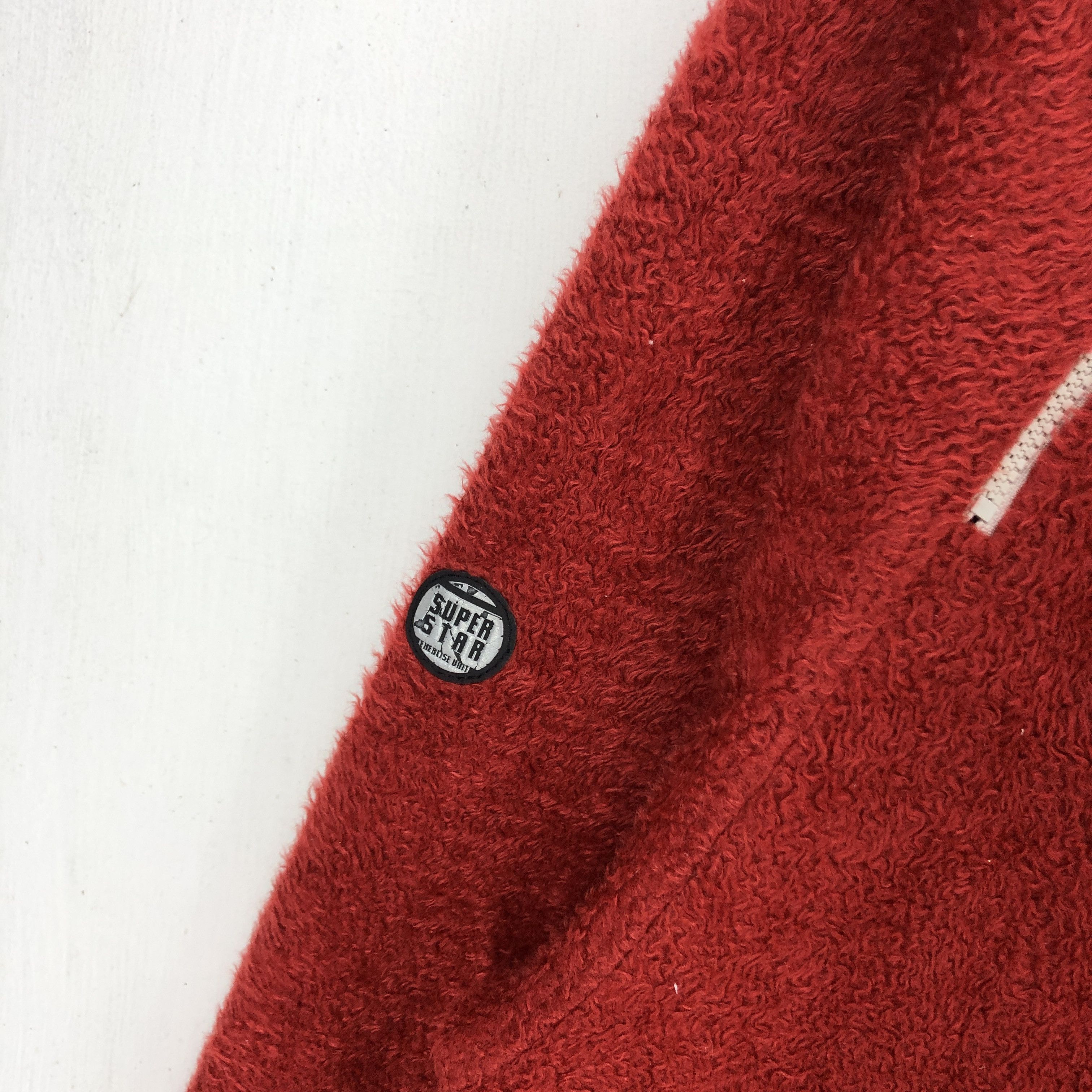 Japanese Brand SUPER STAR Fleece Pullover #1672-62 Size US L / EU 52-54 / 3 - 3 Thumbnail