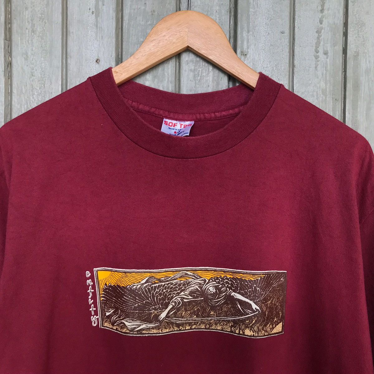 Vintage ‼️Vintage ENTITY SKATERBOARD men clothing Tshirt by tee jays Size US L / EU 52-54 / 3 - 3 Thumbnail