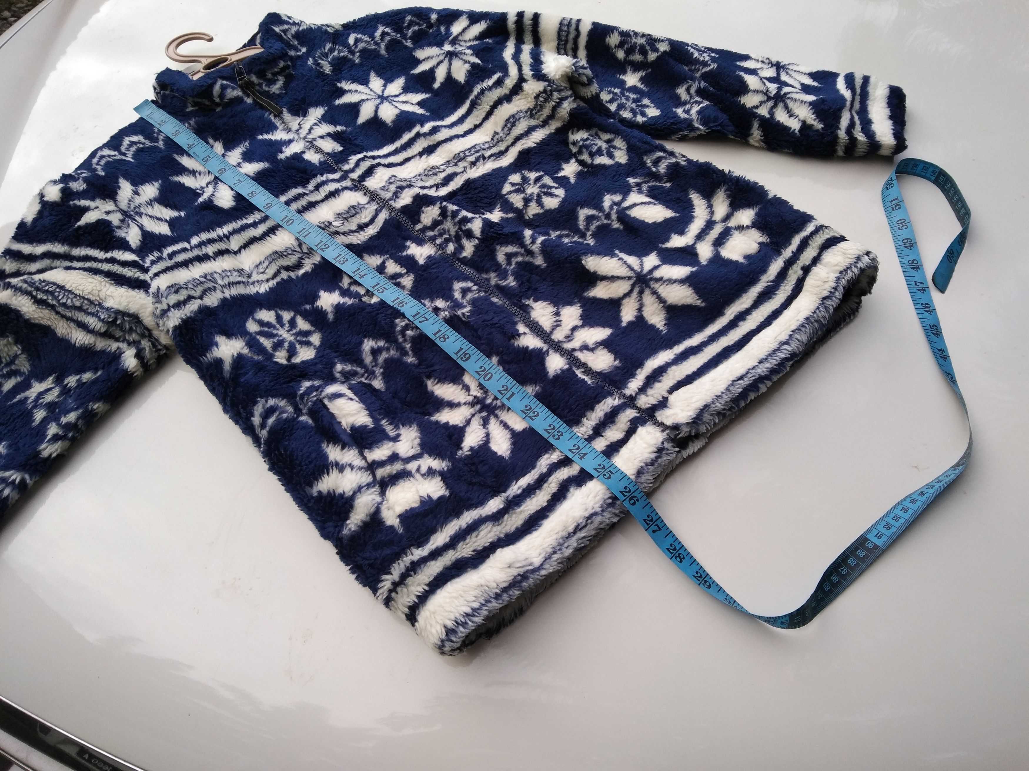Japanese Brand WOMEN'S PRINTED FLEECE JACKET Size M / US 6-8 / IT 42-44 - 12 Thumbnail