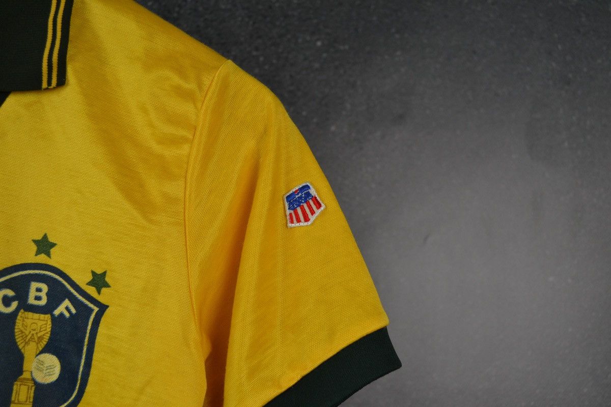 Vintage Brazil Home Football Shirt Vintage Soccer Jersey Retro Small Size US S / EU 44-46 / 1 - 6 Thumbnail