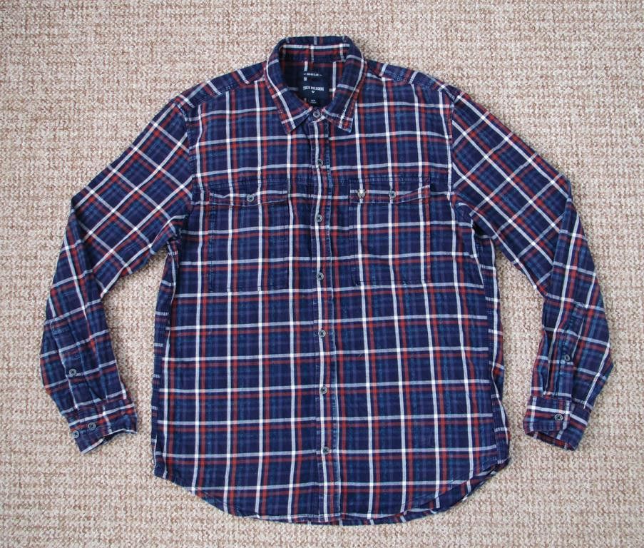 Flannel × True Religion True Religion Plaid Flannel Long Sleeve Check Shirt Size US M / EU 48-50 / 2 - 1 Thumbnail