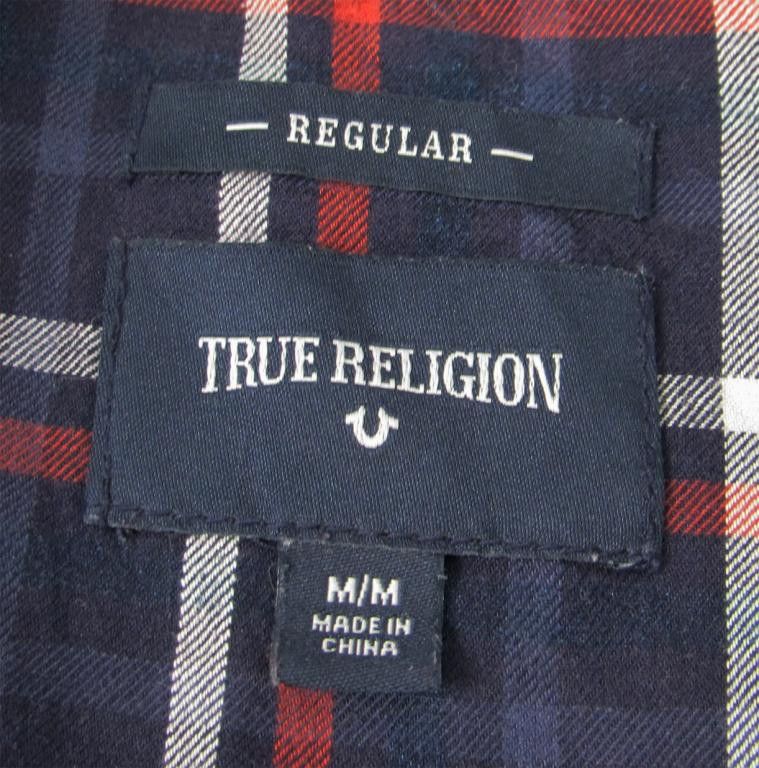 Flannel × True Religion True Religion Plaid Flannel Long Sleeve Check Shirt Size US M / EU 48-50 / 2 - 4 Thumbnail
