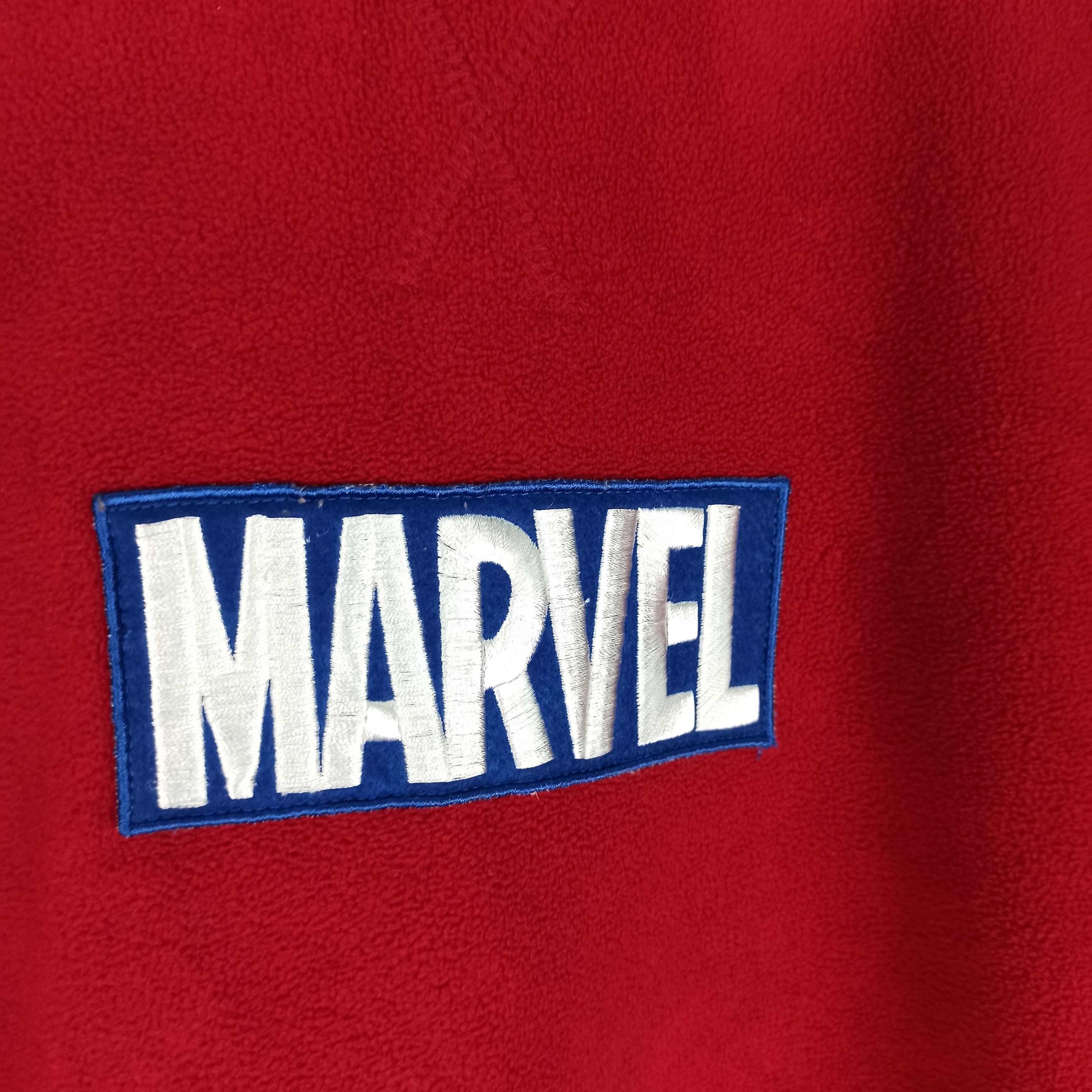 Japanese Brand Marvel Box Logo Spells Out Fleece Sweatshirt Size US L / EU 52-54 / 3 - 3 Thumbnail