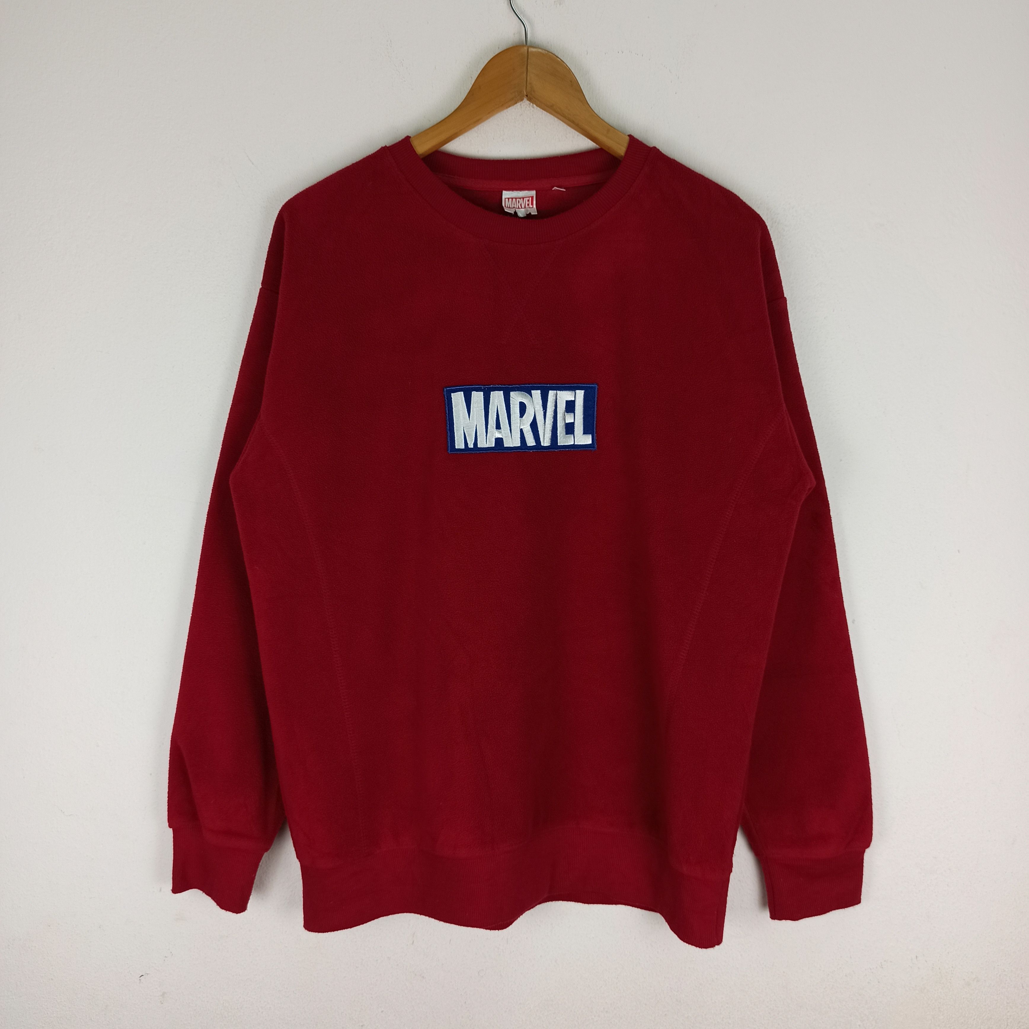 Marvel Box Logo Spells Out Fleece Sweatshirt