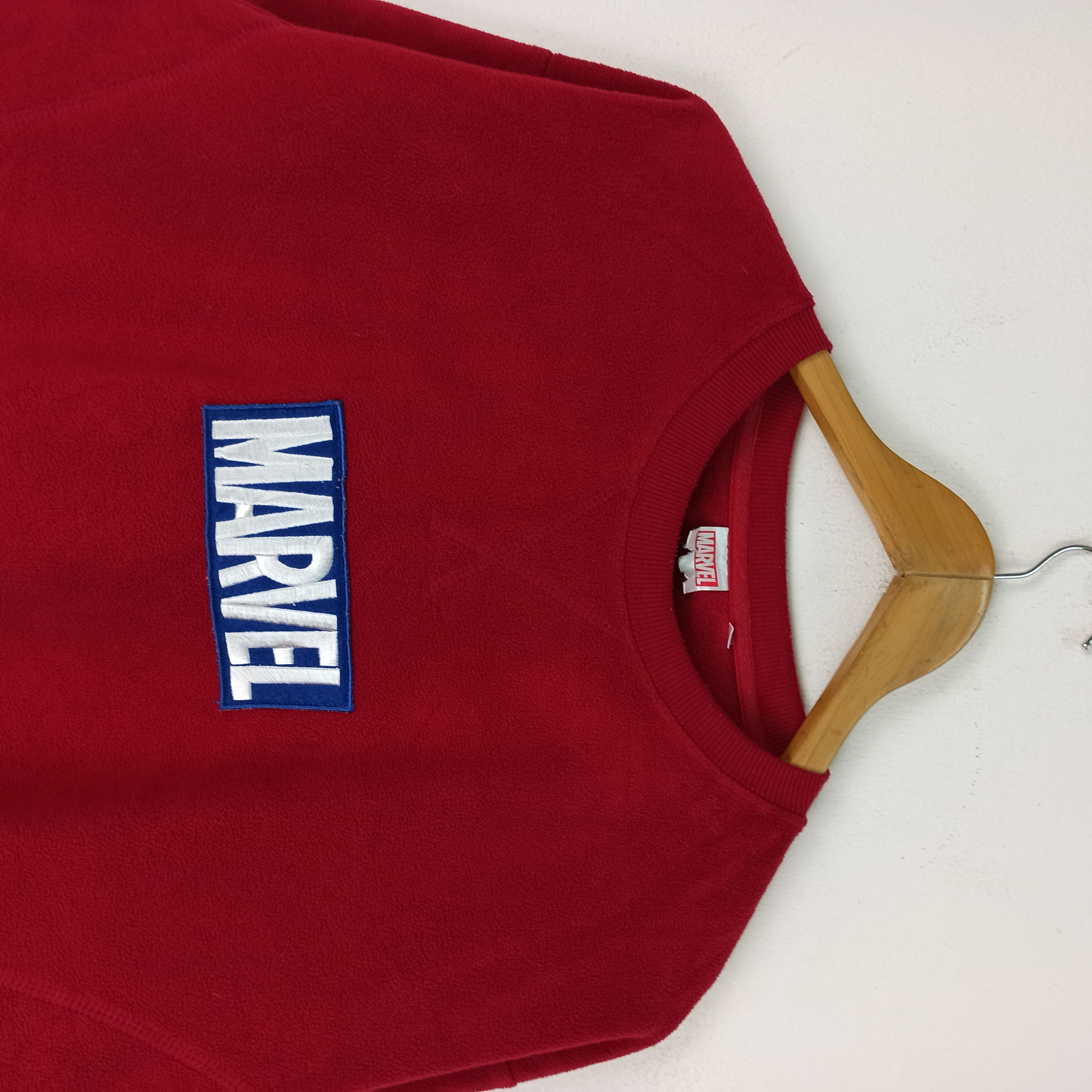 Japanese Brand Marvel Box Logo Spells Out Fleece Sweatshirt Size US L / EU 52-54 / 3 - 2 Thumbnail