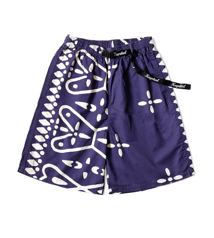 Kapital × Kapital Kountry Comb Humongo Cross Pattern Easy Shorts Size US 32 / EU 48 - 1 Preview