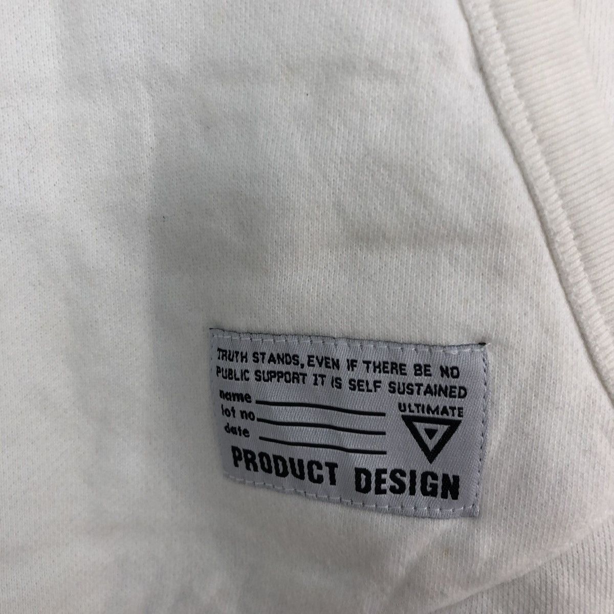 Japanese Brand DL Avail Avantgarde White Hoodies #2023 Size US M / EU 48-50 / 2 - 10 Thumbnail