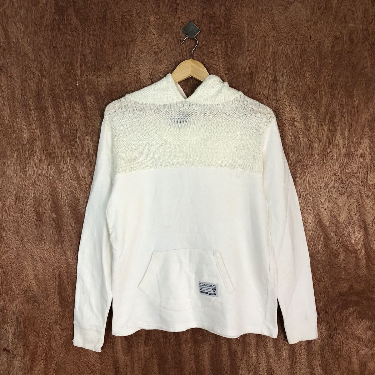 Japanese Brand DL Avail Avantgarde White Hoodies #2023 Size US M / EU 48-50 / 2 - 1 Thumbnail