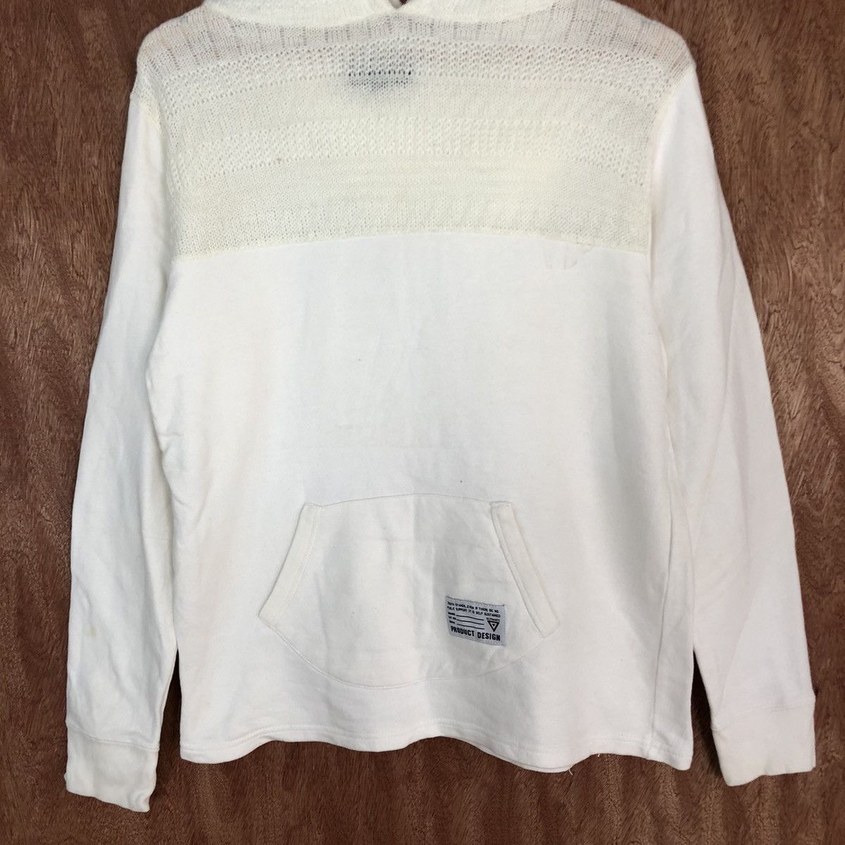 Japanese Brand DL Avail Avantgarde White Hoodies #2023 Size US M / EU 48-50 / 2 - 8 Thumbnail