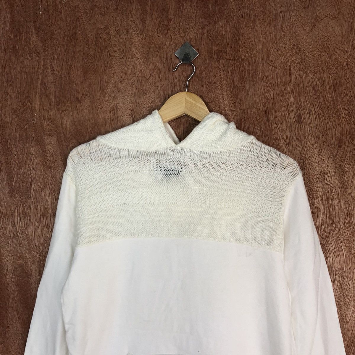 Japanese Brand DL Avail Avantgarde White Hoodies #2023 Size US M / EU 48-50 / 2 - 9 Thumbnail