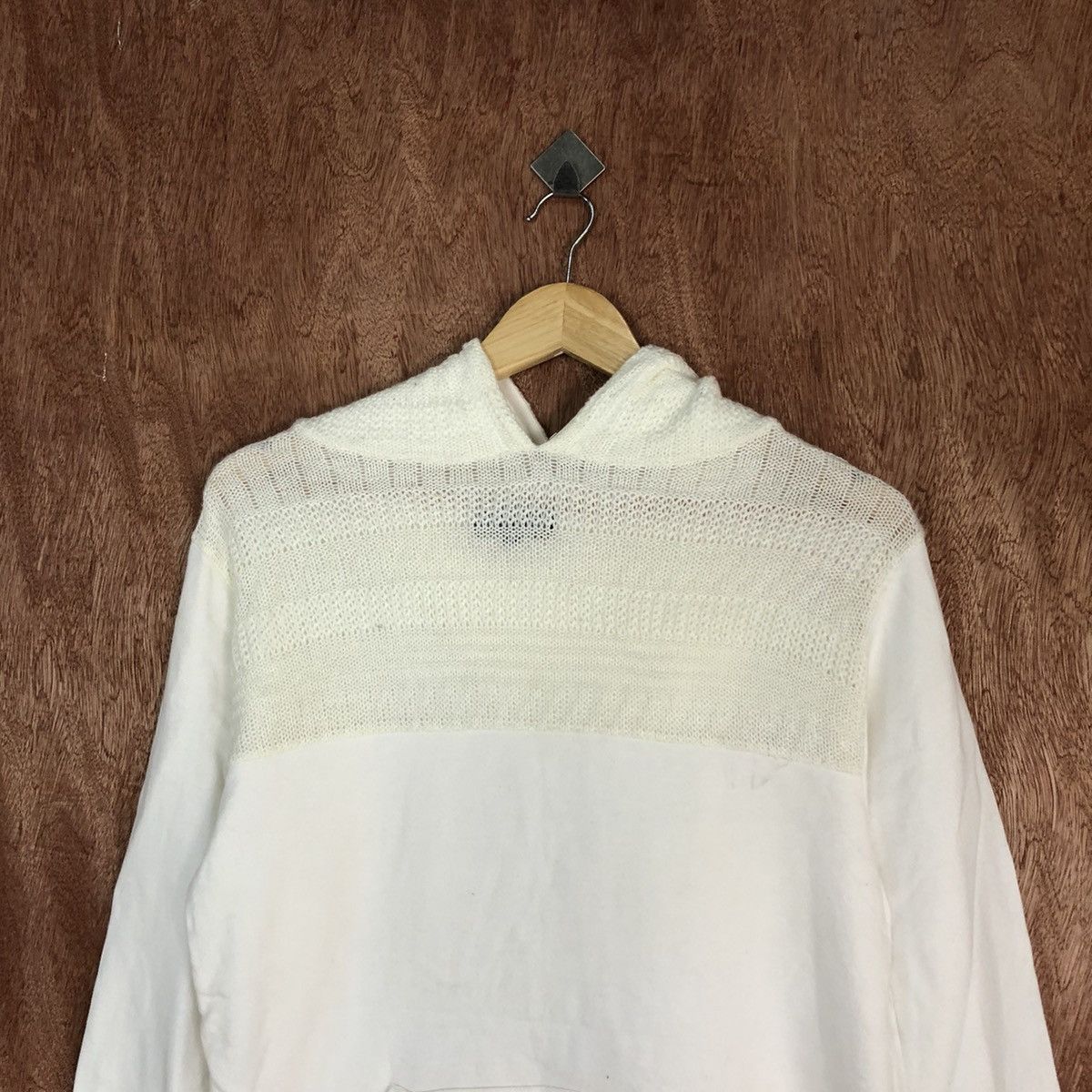 Japanese Brand DL Avail Avantgarde White Hoodies #2023 Size US M / EU 48-50 / 2 - 2 Thumbnail