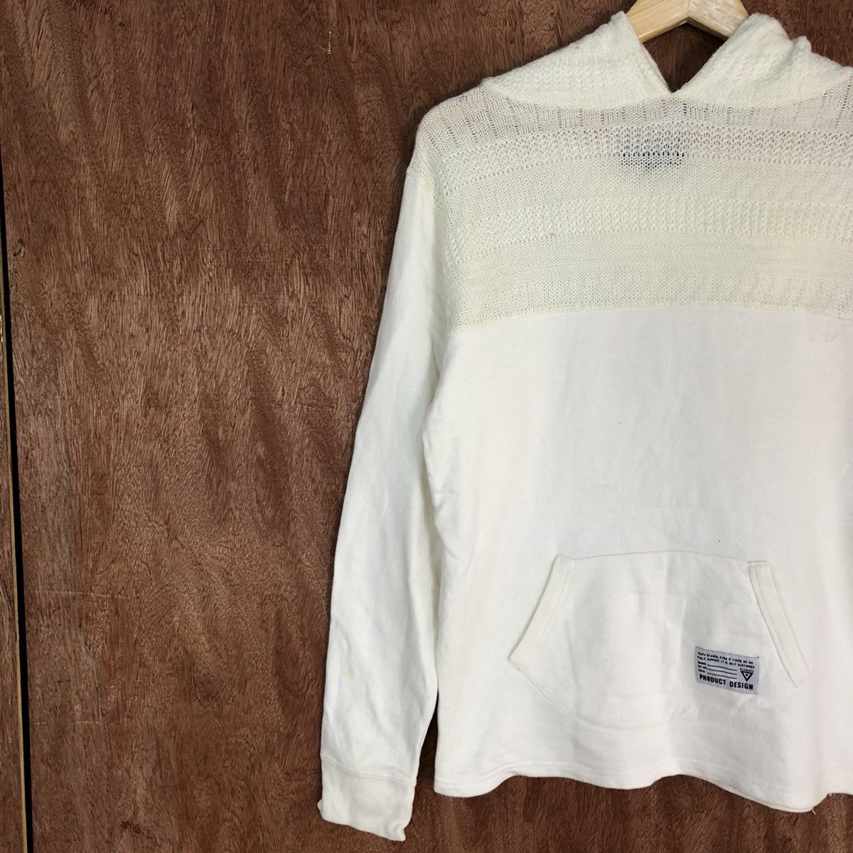Japanese Brand DL Avail Avantgarde White Hoodies #2023 Size US M / EU 48-50 / 2 - 7 Thumbnail