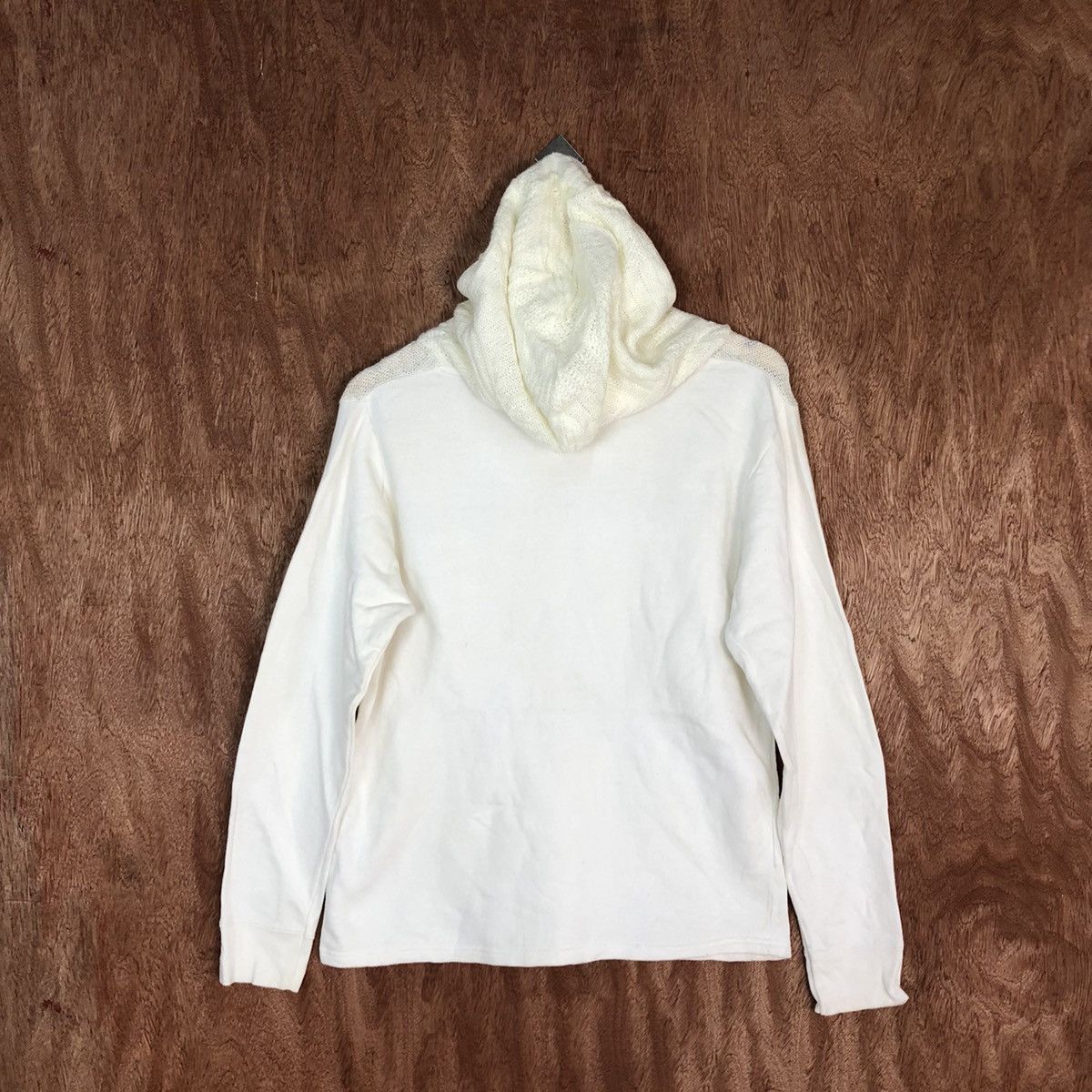 Japanese Brand DL Avail Avantgarde White Hoodies #2023 Size US M / EU 48-50 / 2 - 11 Thumbnail