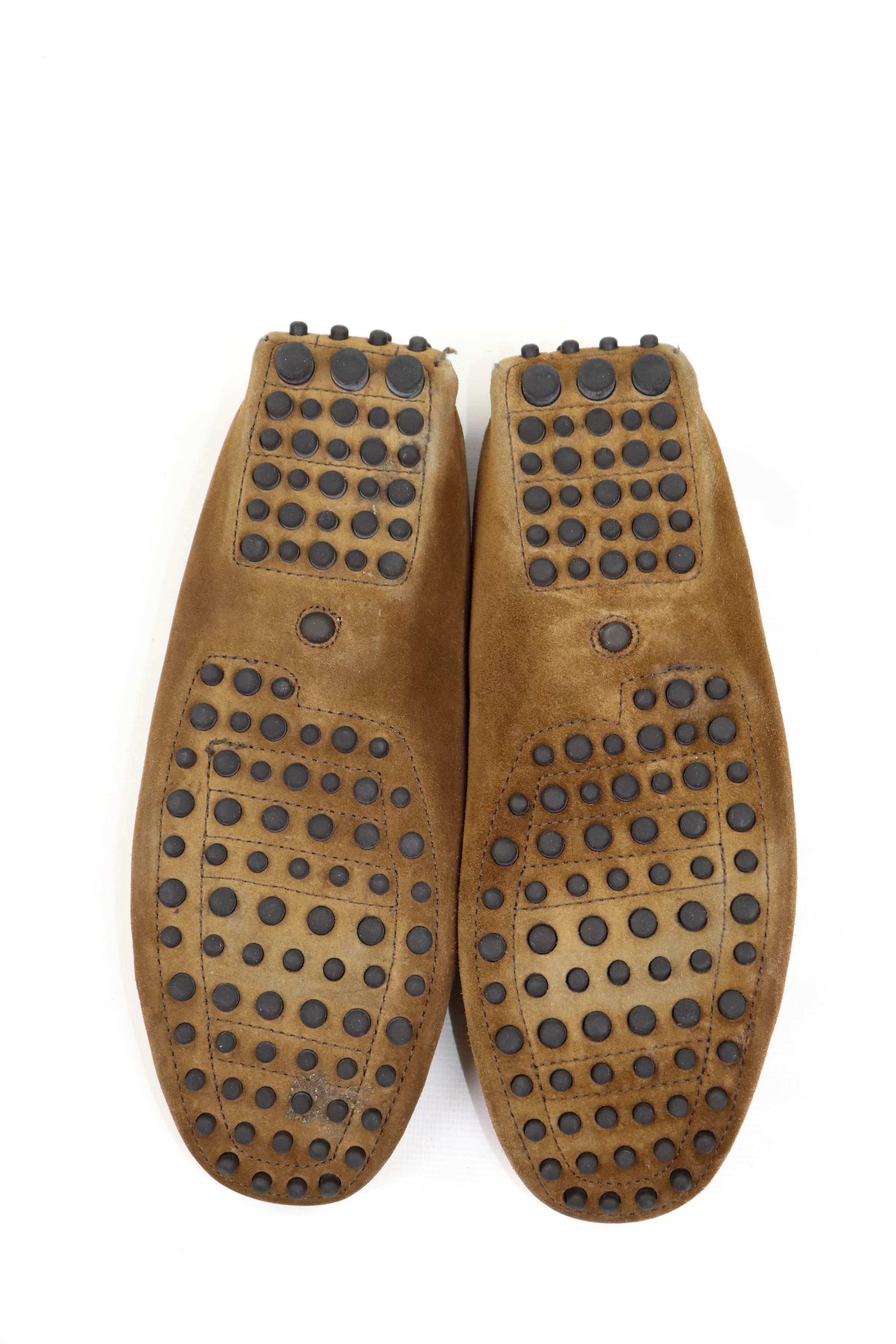 Iceberg ICE Iceberg Beige Brown Suede Driving Loafers Shoes Size US 8 / EU 41 - 13 Thumbnail