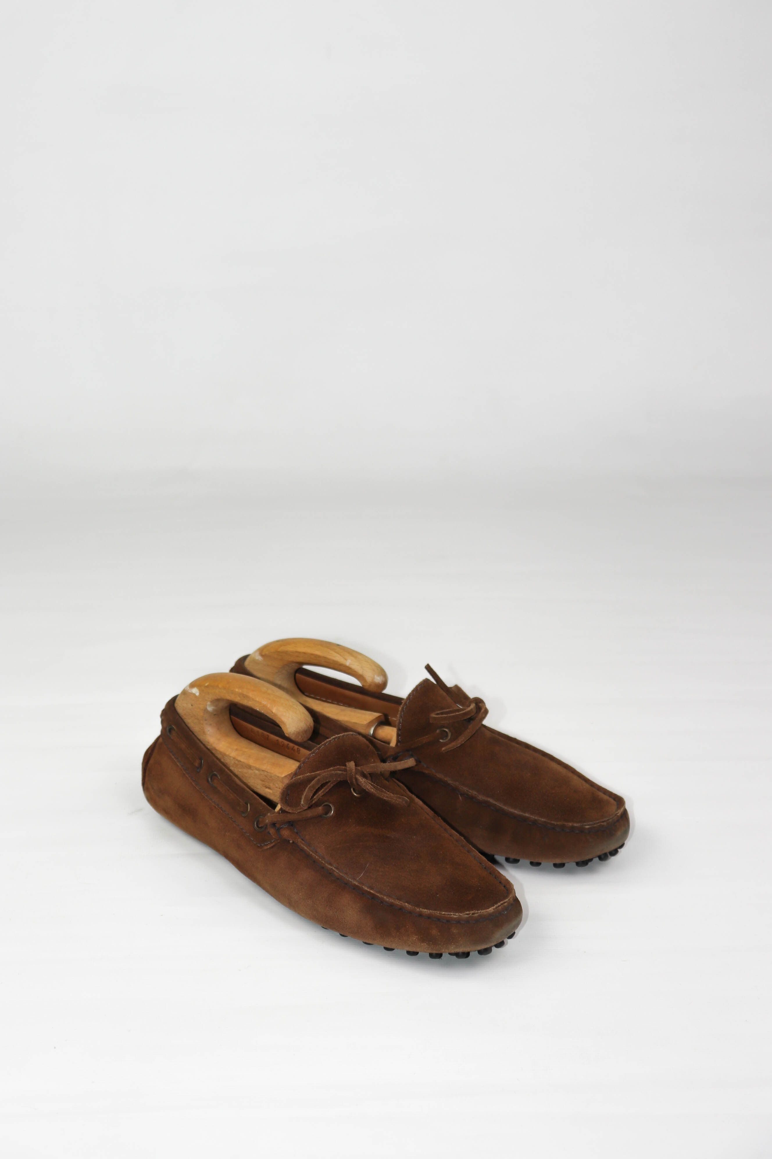 Iceberg ICE Iceberg Beige Brown Suede Driving Loafers Shoes Size US 8 / EU 41 - 1 Thumbnail
