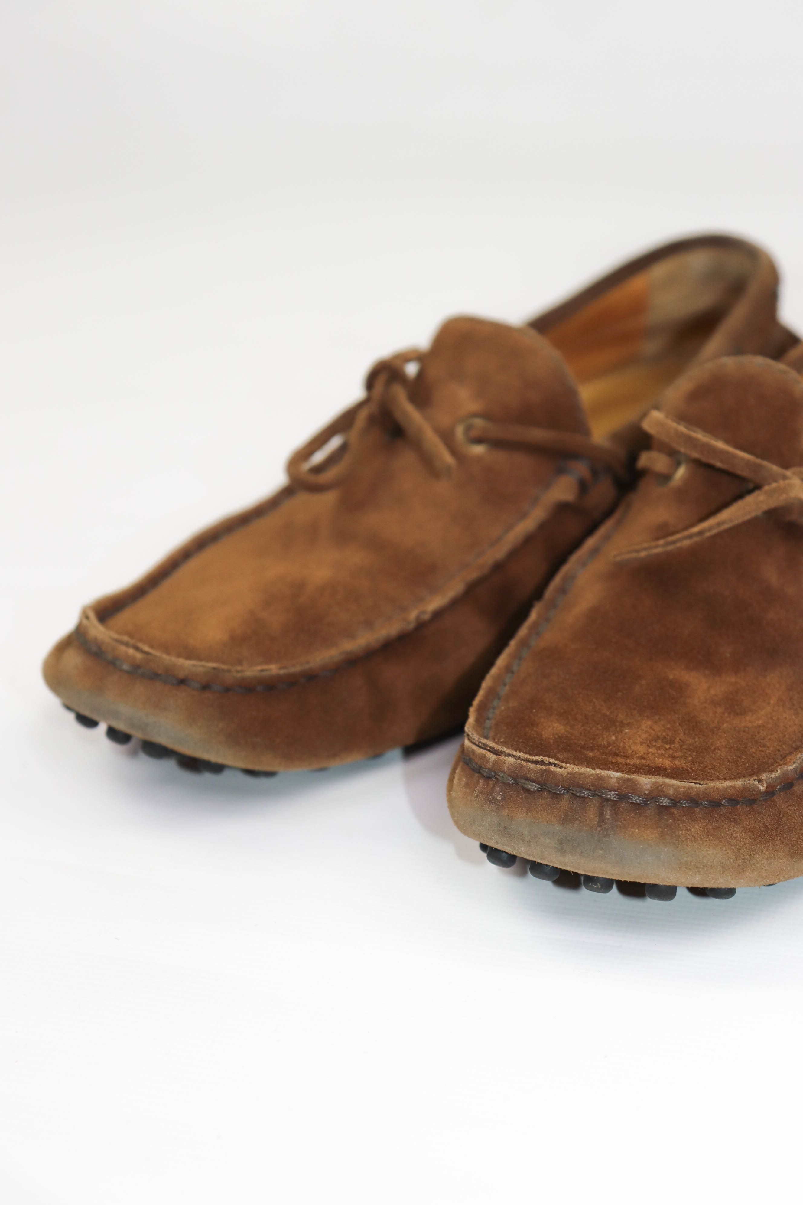 Iceberg ICE Iceberg Beige Brown Suede Driving Loafers Shoes Size US 8 / EU 41 - 11 Thumbnail