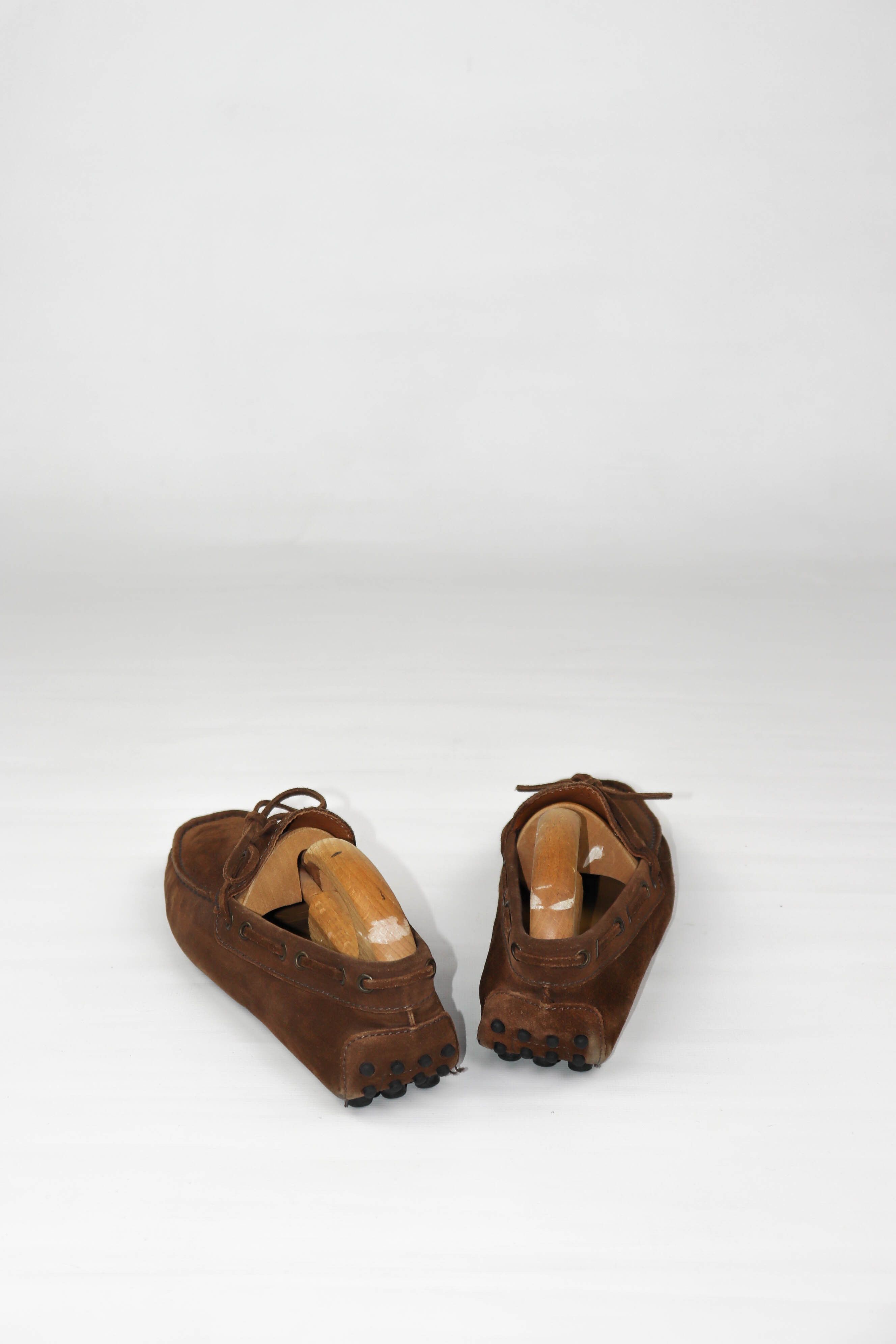 Iceberg ICE Iceberg Beige Brown Suede Driving Loafers Shoes Size US 8 / EU 41 - 4 Thumbnail
