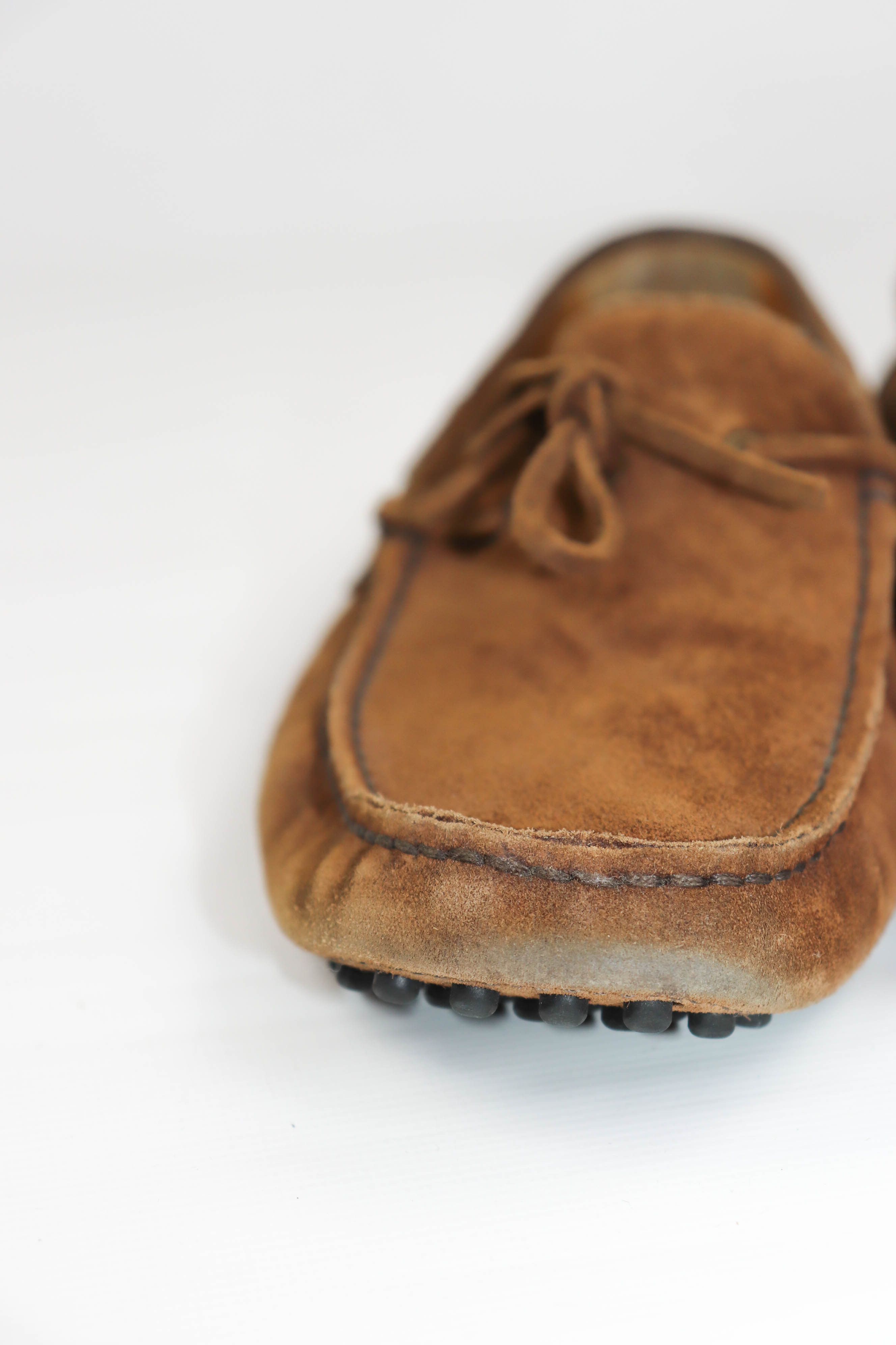 Iceberg ICE Iceberg Beige Brown Suede Driving Loafers Shoes Size US 8 / EU 41 - 12 Thumbnail