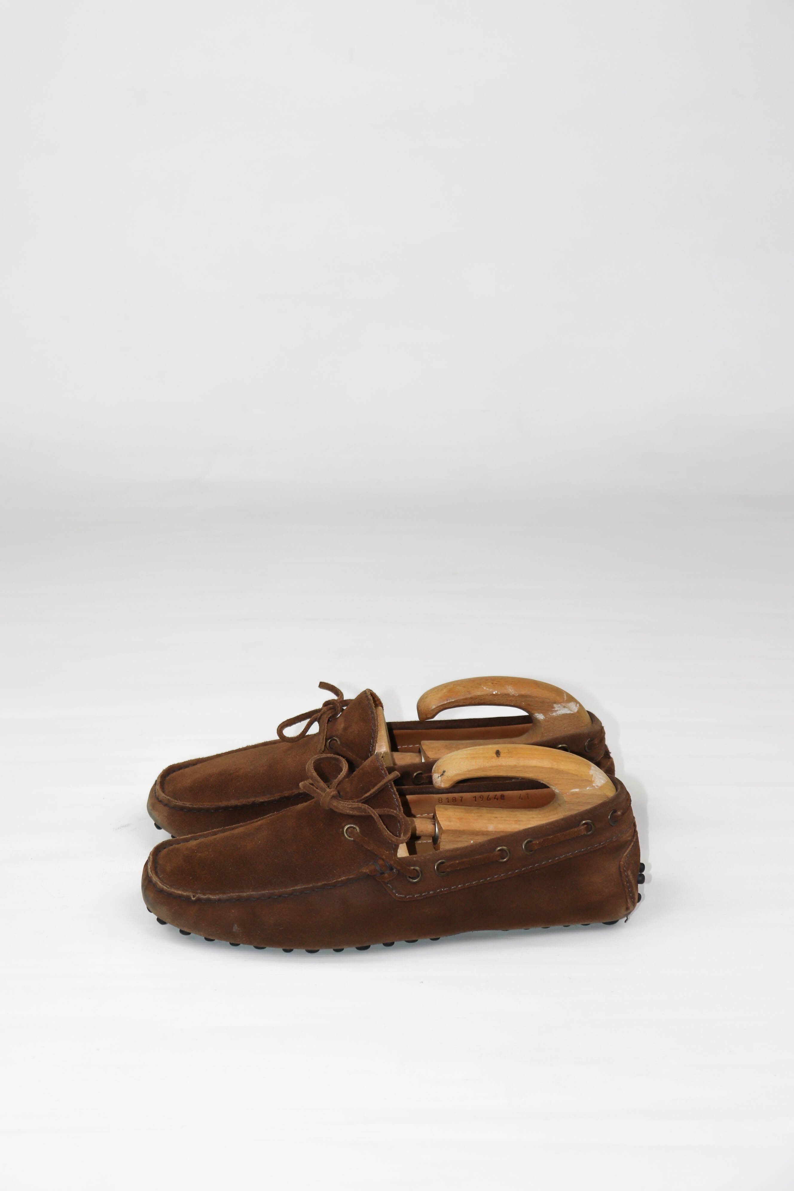 Iceberg ICE Iceberg Beige Brown Suede Driving Loafers Shoes Size US 8 / EU 41 - 3 Thumbnail
