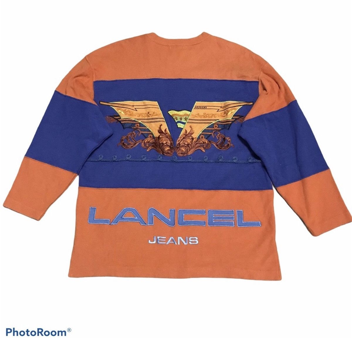 Japanese Brand × Lancel Vintage Lancel Sweatshirt Big Logo Size US L / EU 52-54 / 3 - 1 Thumbnail