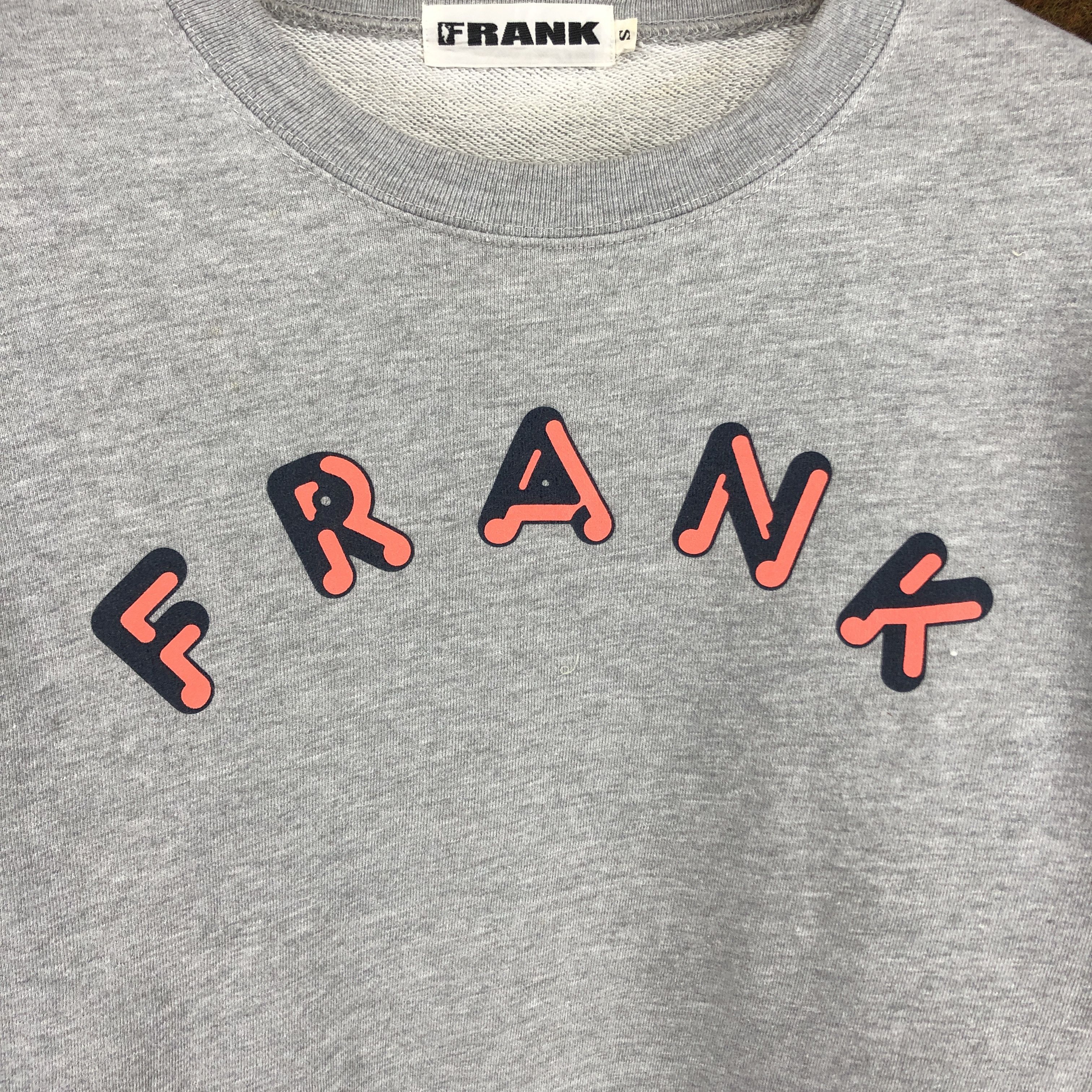Japanese Brand FRANK Crew Neck Sweatshirt #2728-98 Size US S / EU 44-46 / 1 - 3 Thumbnail
