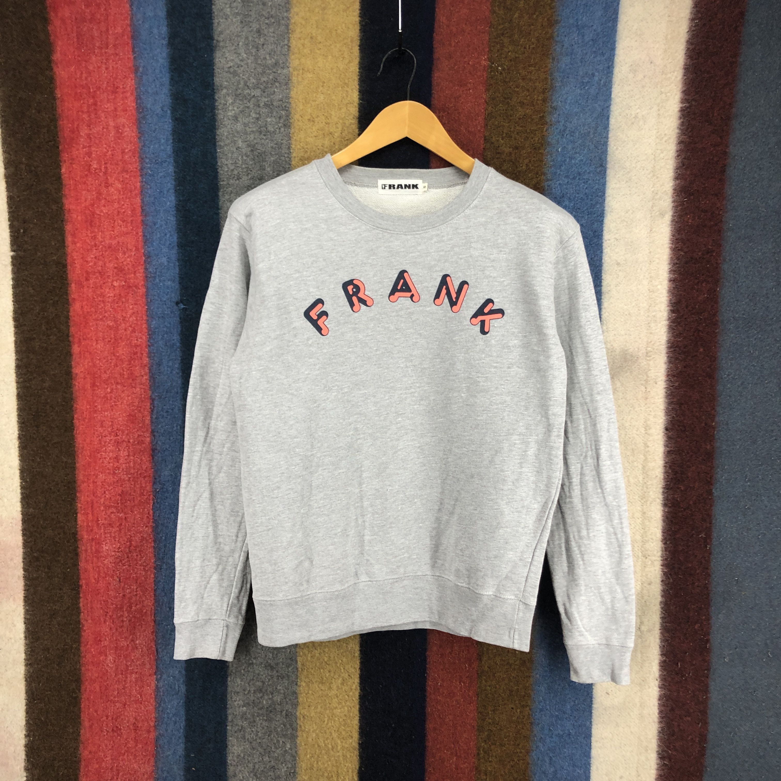 Japanese Brand FRANK Crew Neck Sweatshirt #2728-98 Size US S / EU 44-46 / 1 - 1 Thumbnail
